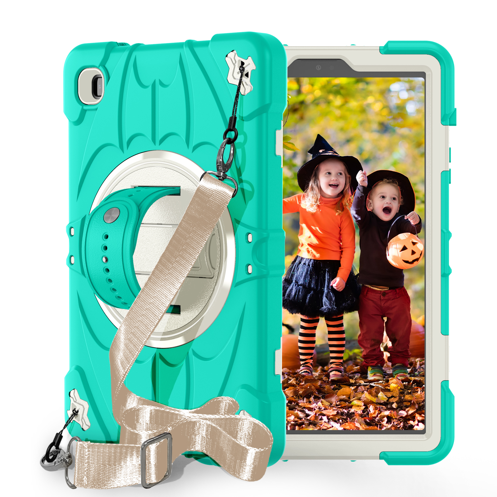 TOZIZO Heavy Duty Rugged Tablet Case for Samsung Tab A7 Lite (T220/T225) | Full Body Protection with 3-Layer Shockproof Drop Proof Design