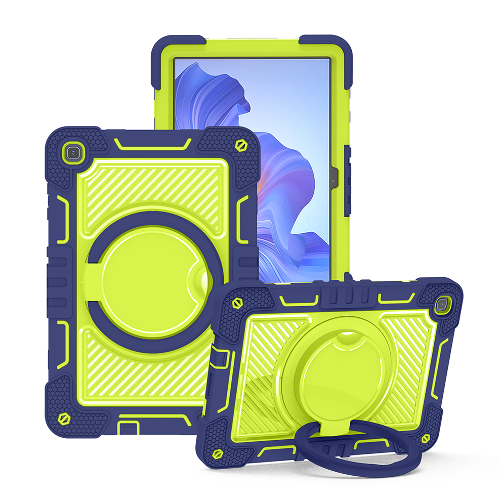 TOZIZO Navy Blue Rugged Carry Case for Honor Pad X8 with 360 Degree Stand and Strap for Institutional Mobility