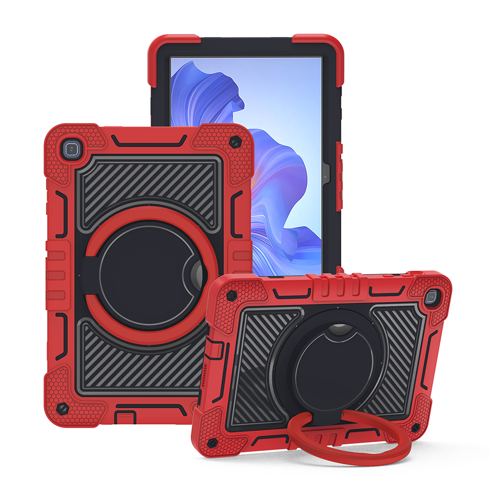 TOZIZO Red Heavy Duty Case for Honor Pad X8 with 360 Degree Handle Stand and Strap for Industrial Supply