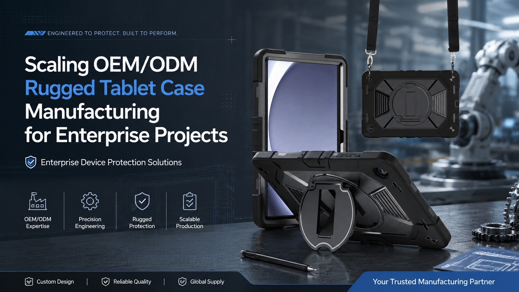 Custom Tablet Case Manufacturing: From Mold Development to Injection Molding