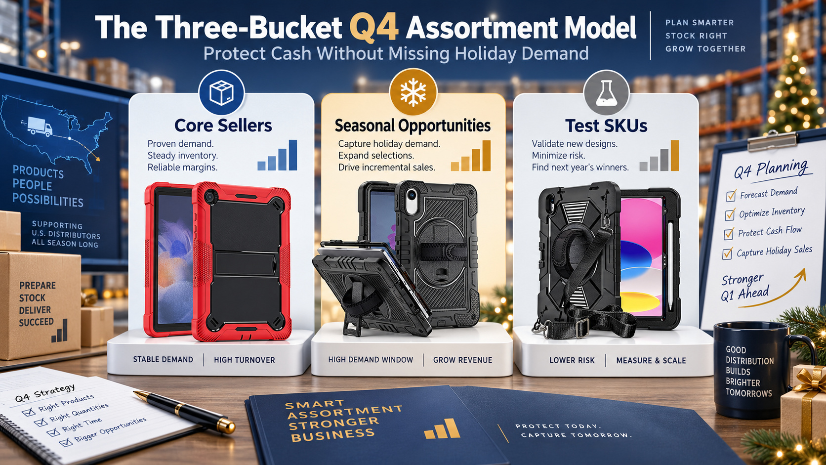 The Three-Bucket Q4 Assortment Model: Protect Cash Without Missing Holiday Demand