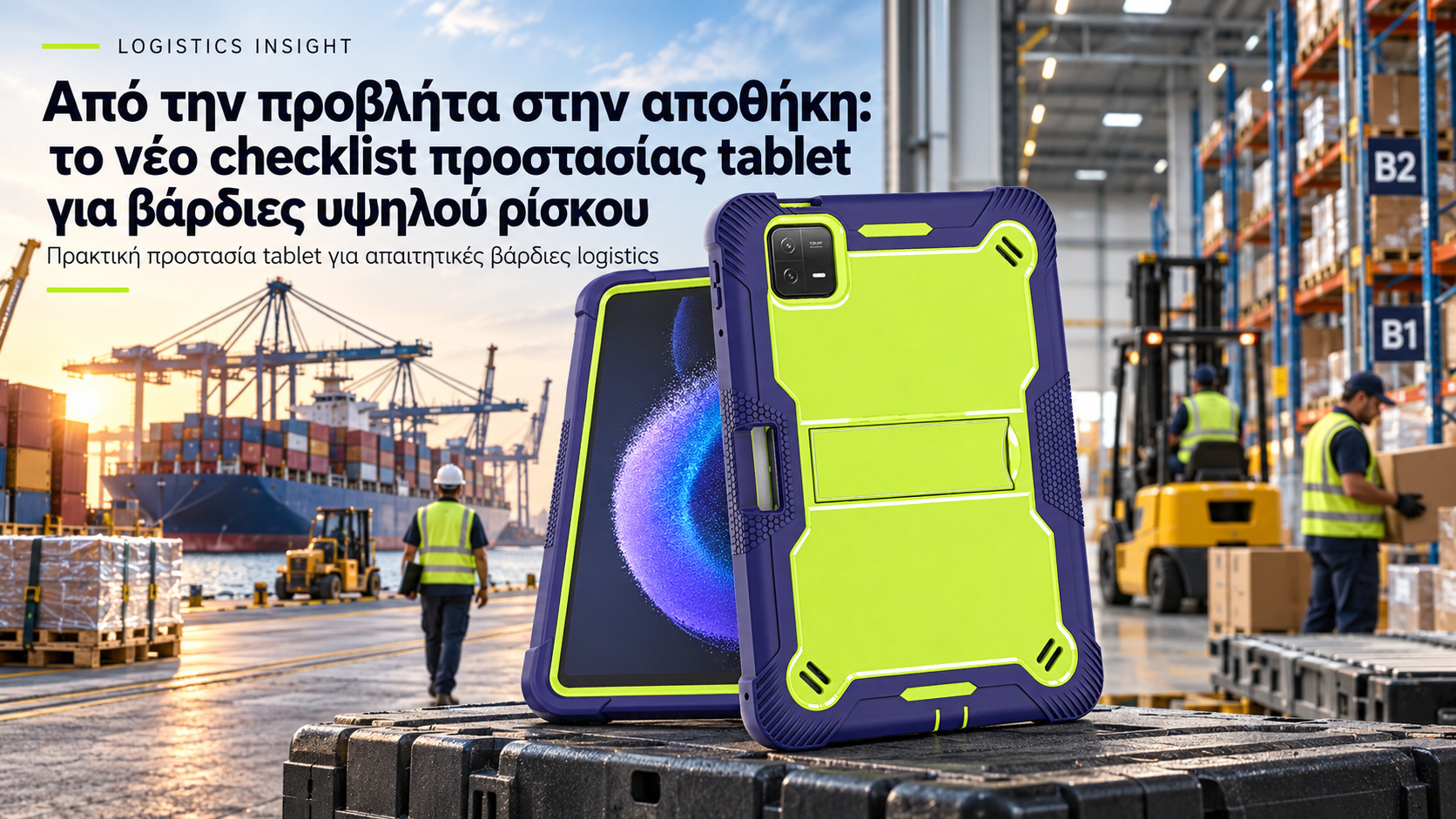 Από την προβλήτα στην αποθήκη: το νέο checklist προστασίας tablet για βάρδιες υψηλού ρίσκου