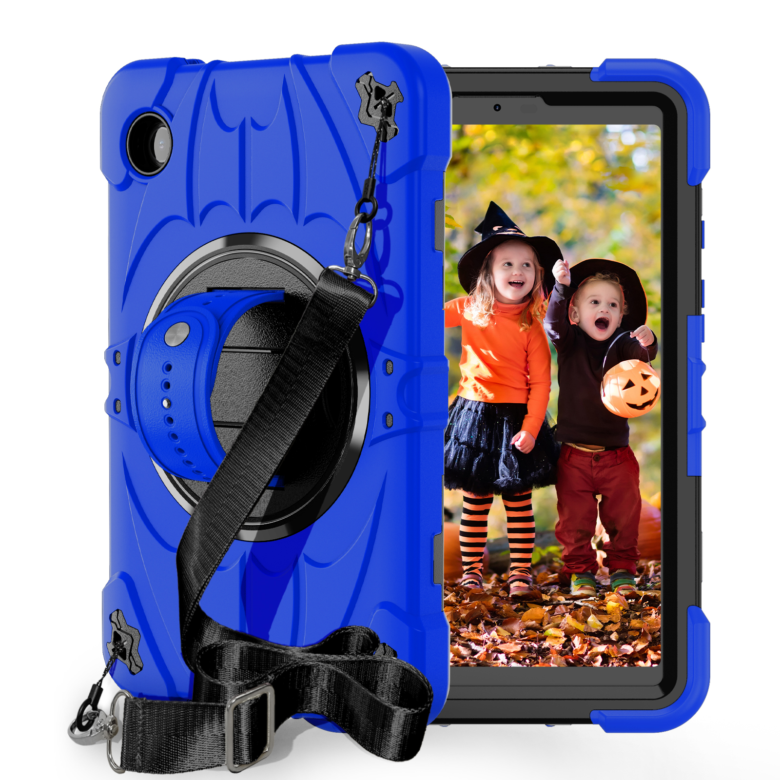 TOZIZO 3-in-1 Shockproof Silicone Full Protection Rugged Tablet Case for Kids - Compatible with Samsung Tab A9 A11