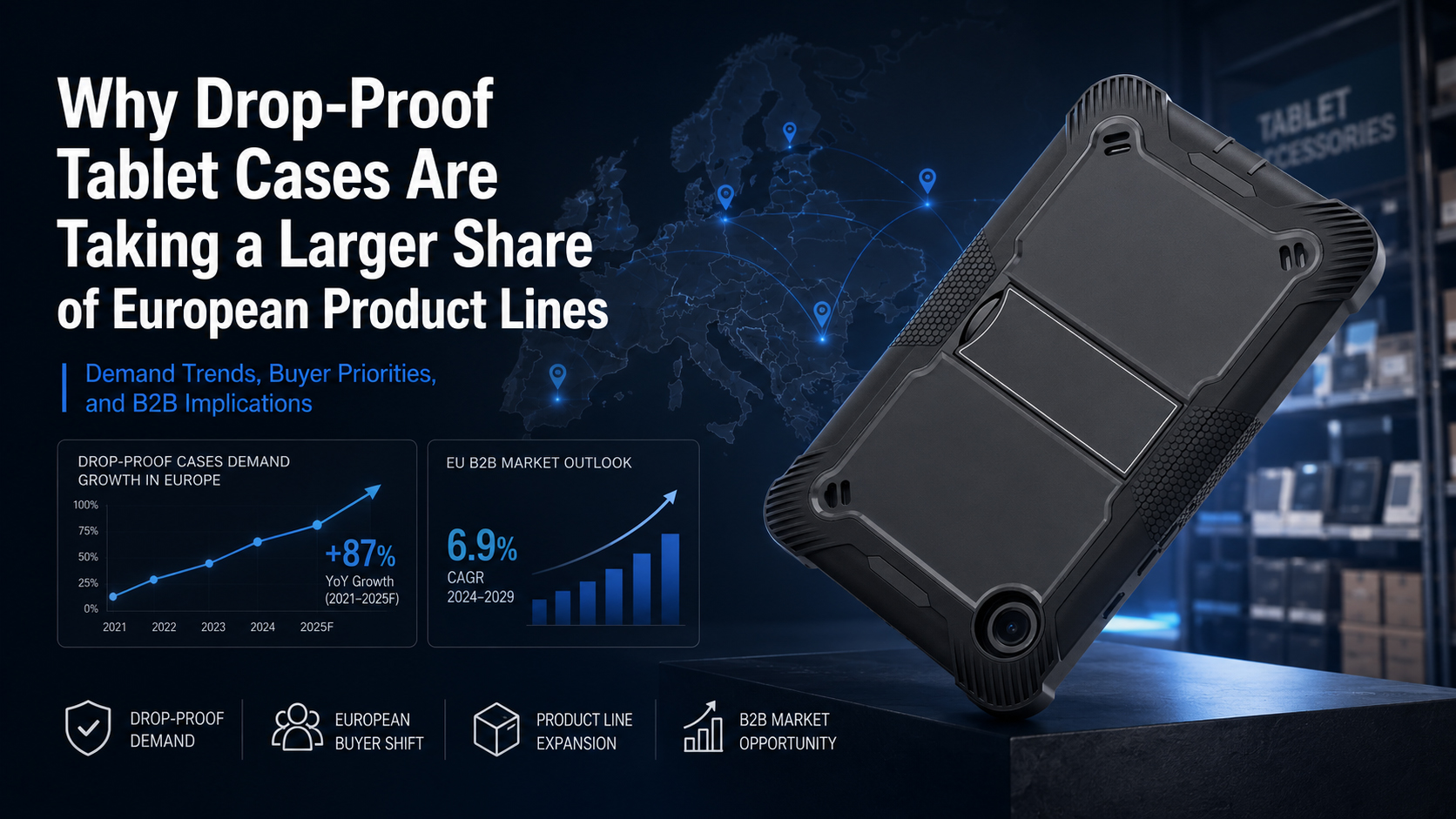 Why Drop-Proof Tablet Cases Are Taking a Larger Share of European Product Lines
