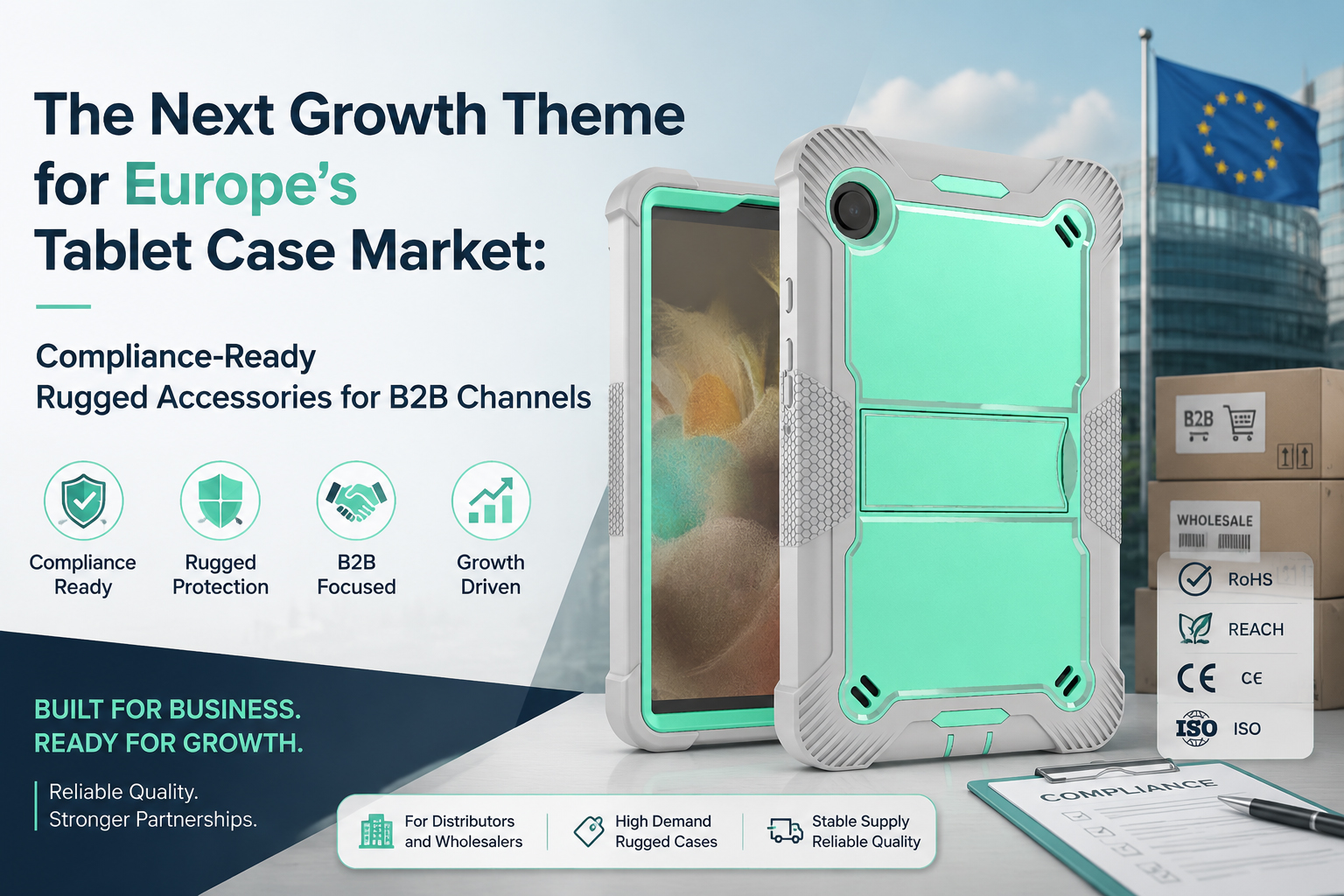 The Next Growth Theme for Europe’s Tablet Case Market: Compliance-Ready Rugged Accessories for B2B Channels