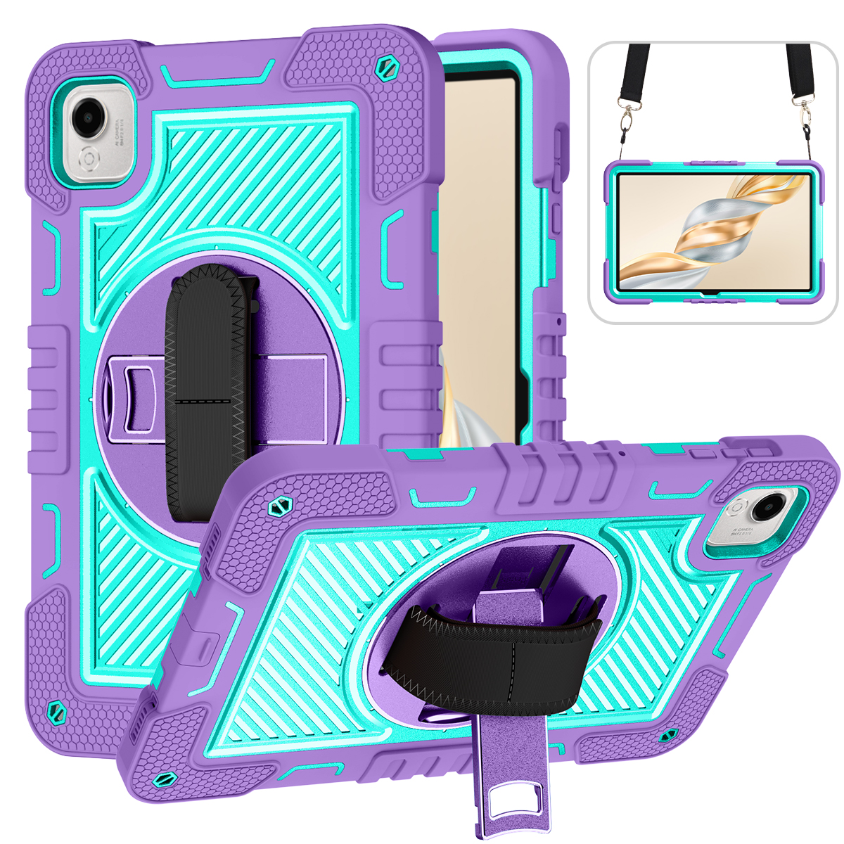 TOZIZO Precise Fit PC+Silicone Tablet Case for Honor Pad X9A 11.5 inch – Anti-Scratch & Shock Absorbent