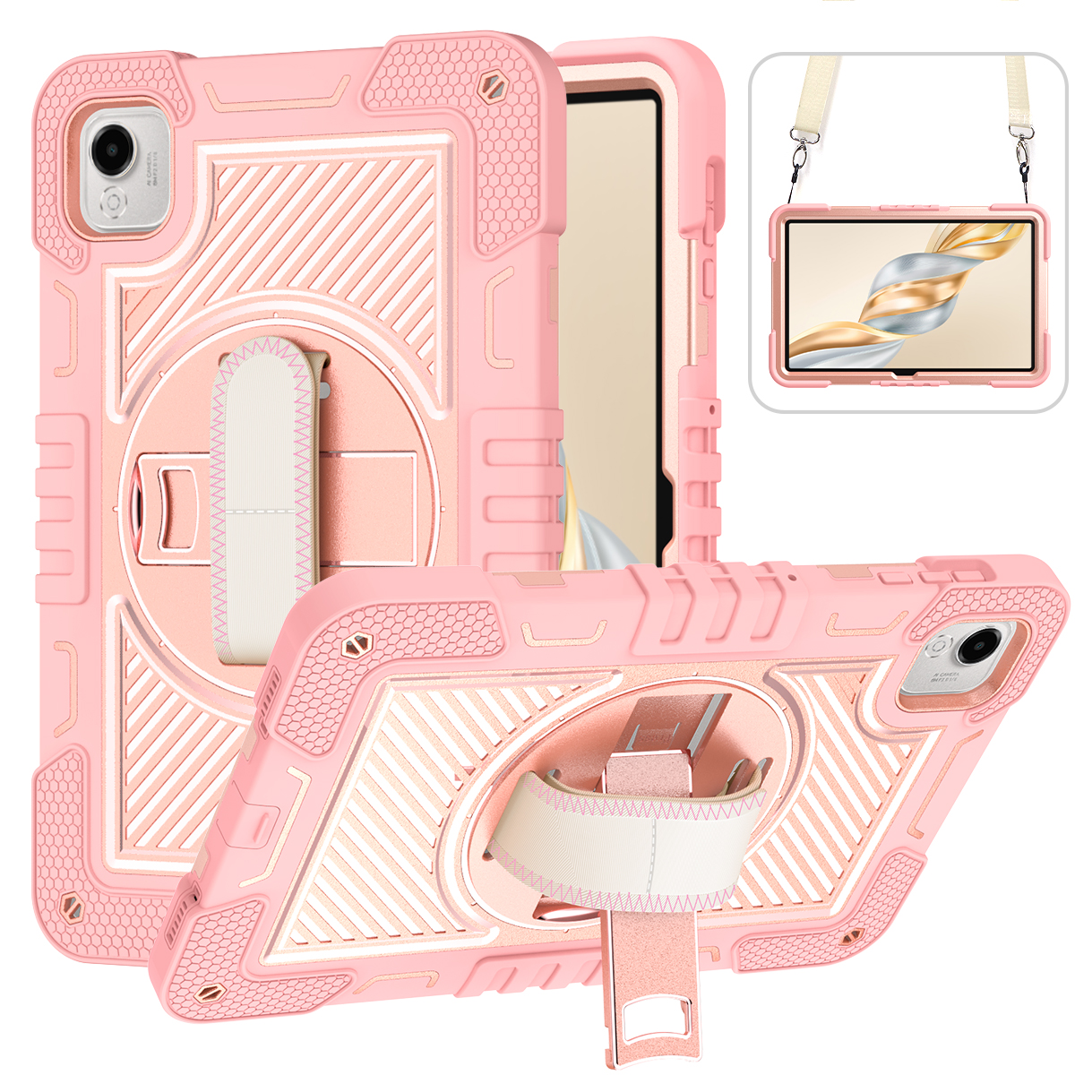 TOZIZO 360° Full Body Protection Case for Honor Pad X9A 11.5 inch – Triple Layer PC+Silicone