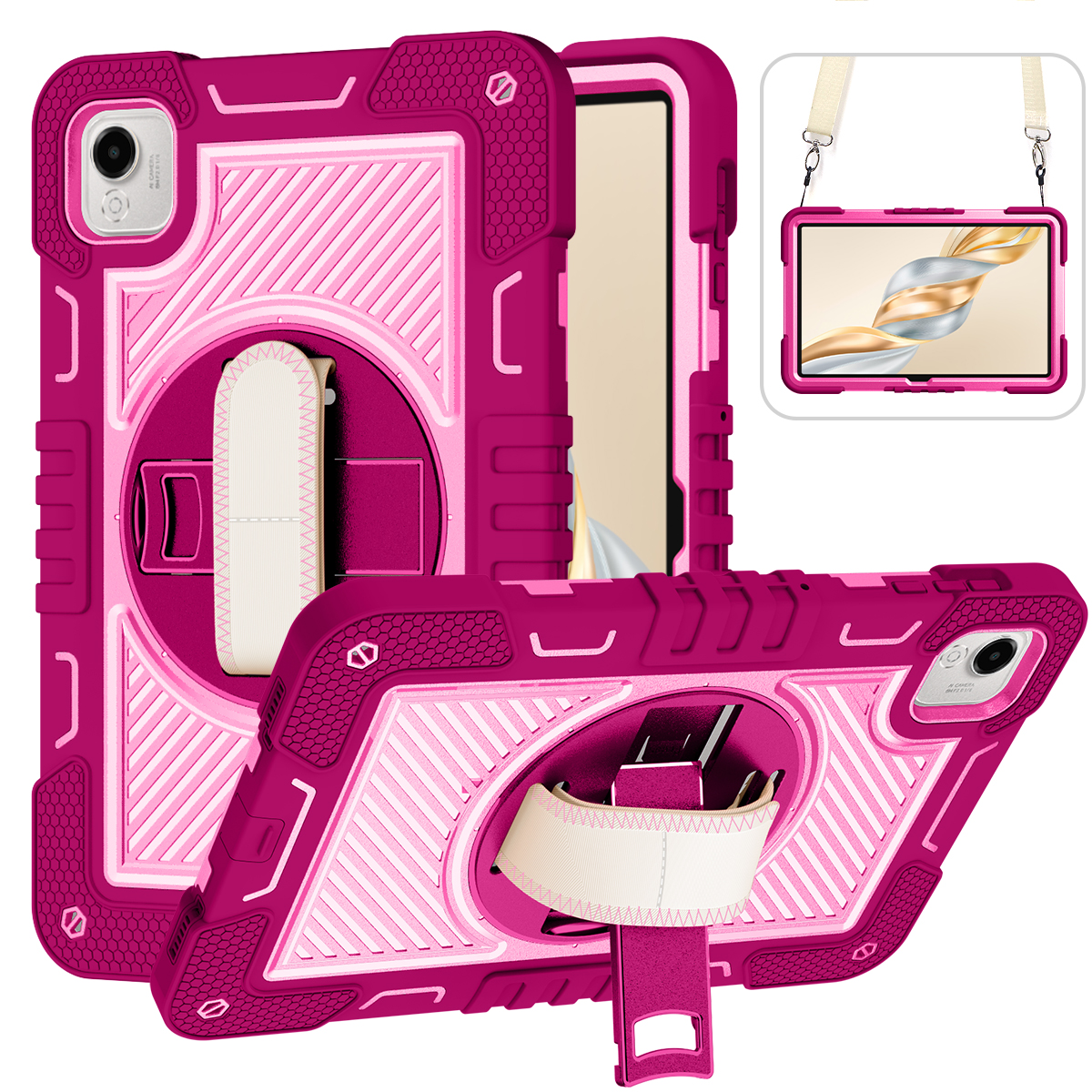TOZIZO Shockproof PC+Silicone Tablet Case for Honor Pad X9A 11.5 Inch – Full Protection Cover