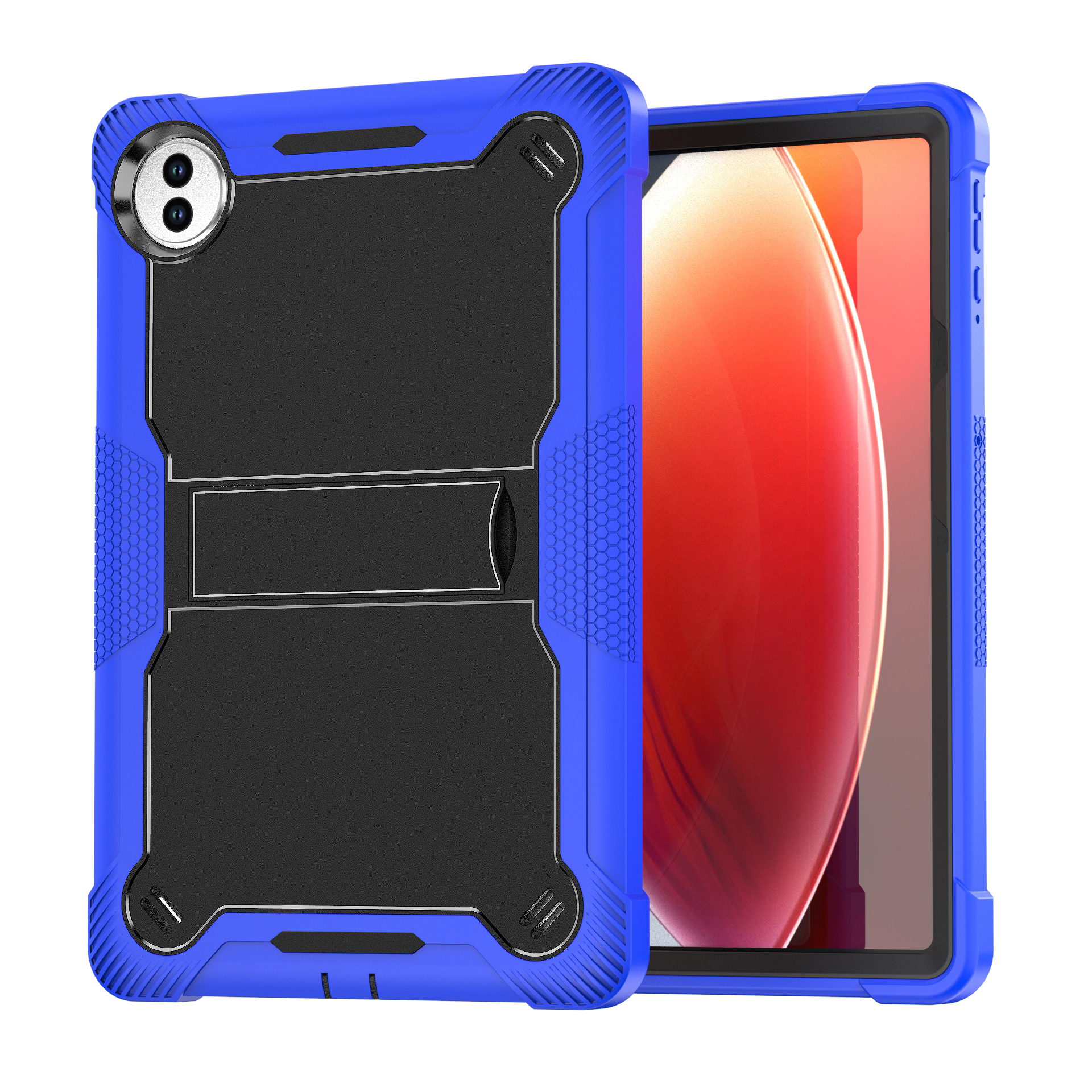 TOZIZO Dark Blue Commercial 3-Layer Kickstand Case for Honor Pad 20 Pro | Enterprise Fleet Protection