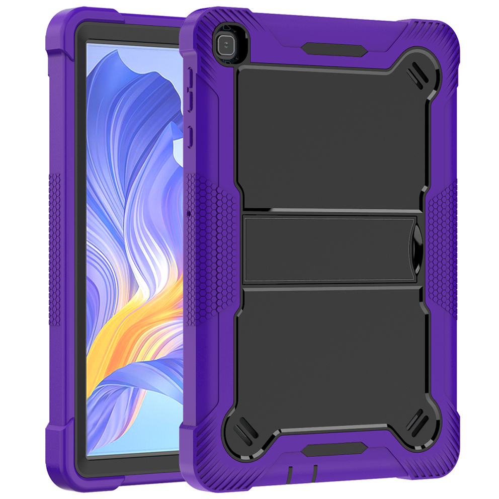 TOZIZO Purple Kid-Proof Rugged Armor Tablet Case for Honor Pad X8 10.1 – Classroom Drop Protection with Kickstand