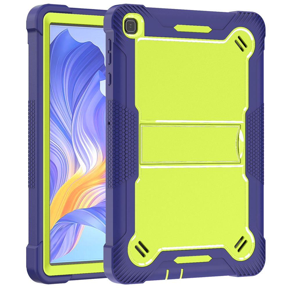 TOZIZO 3-Layer Kid Friendly Impact Resistant Case for Honor Pad X8 10.1 – Neon Green School Tablet Armor Case