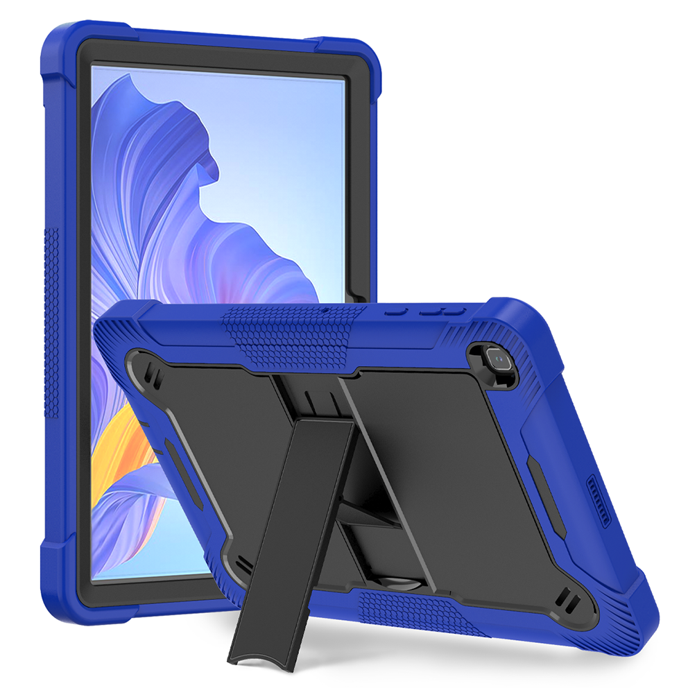 TOZIZO Dark Blue Black 3 Layers Rugged Tablet Case for Honor Pad X8