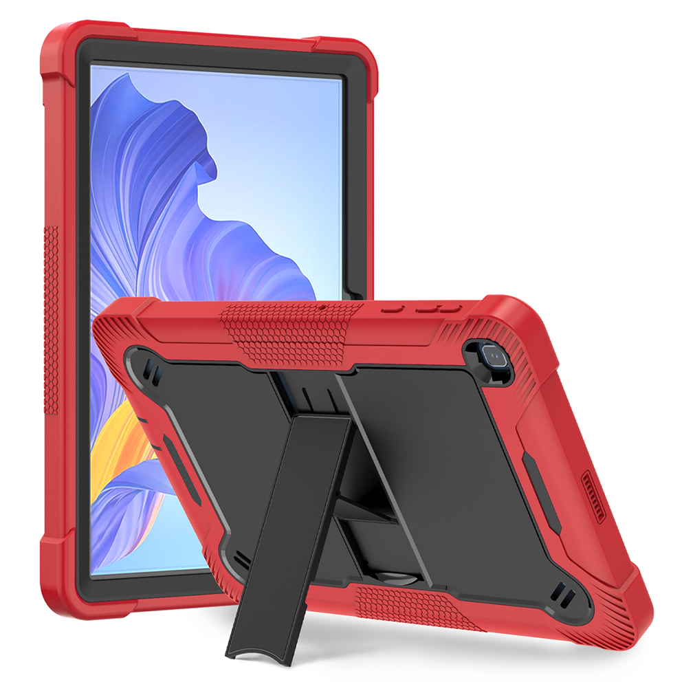 TOZIZO Red Black Heavy Duty Rugged Case for Honor Pad X8 10.1 Inch