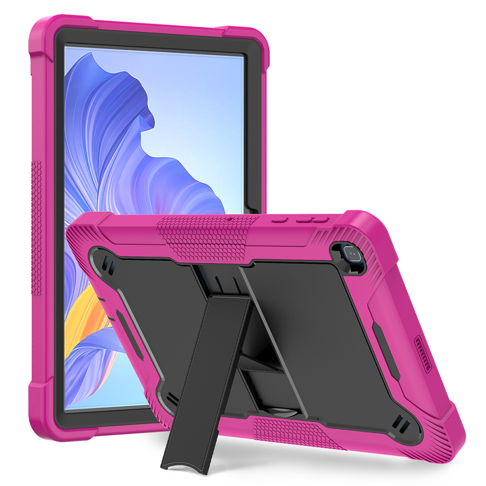 TOZIZO Rose Red Black Shockproof Pad Tablet Case for Honor Pad X8