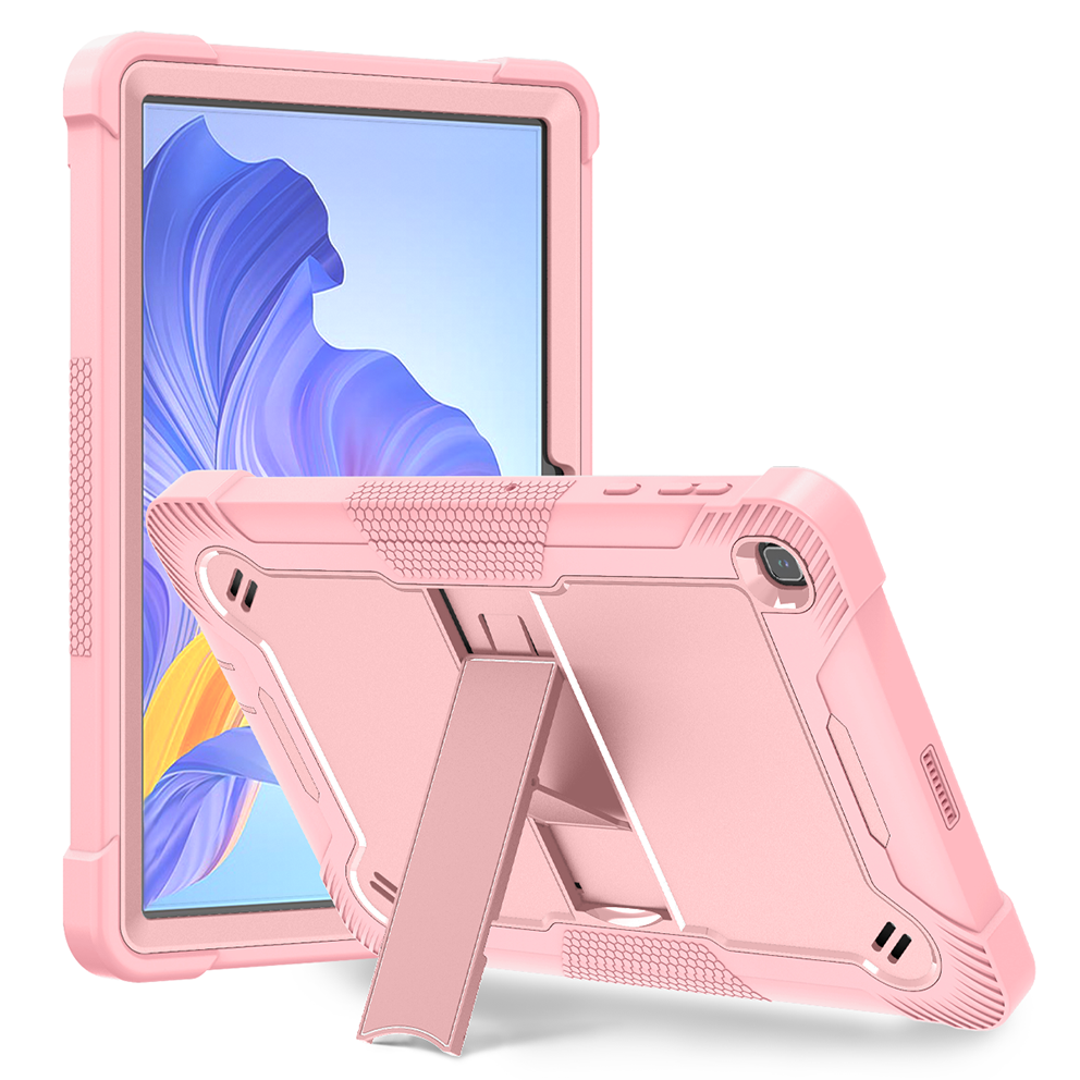 TOZIZO Pink Silicone Tablet Case for Honor Pad X8 with Built-in Kickstand