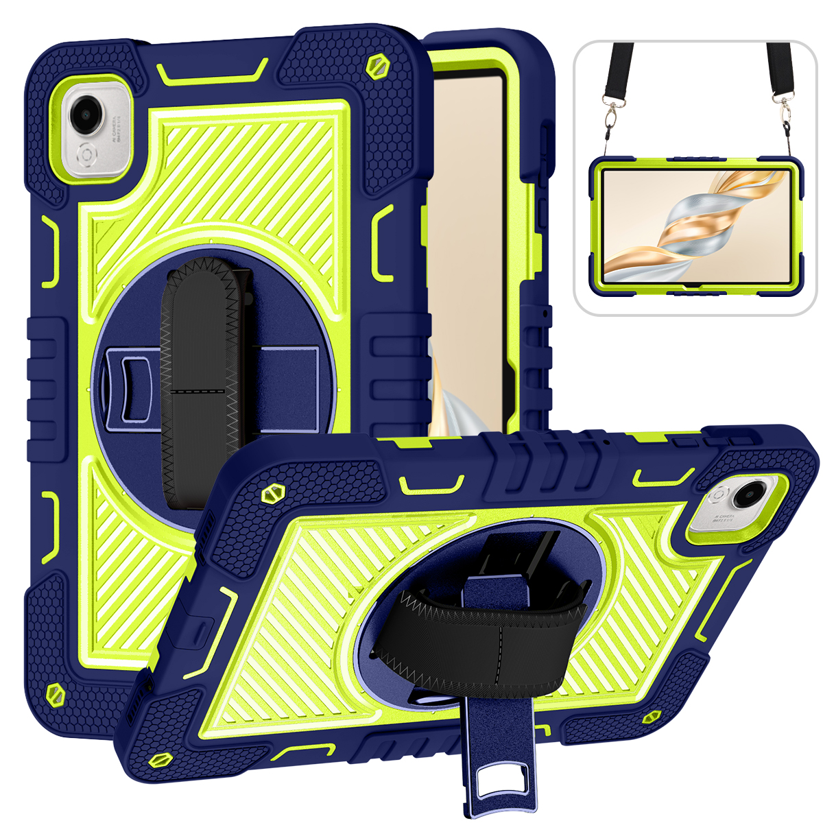 TOZIZO Shockproof PC+Silicone Tablet Case for Honor Pad X9A 11.5