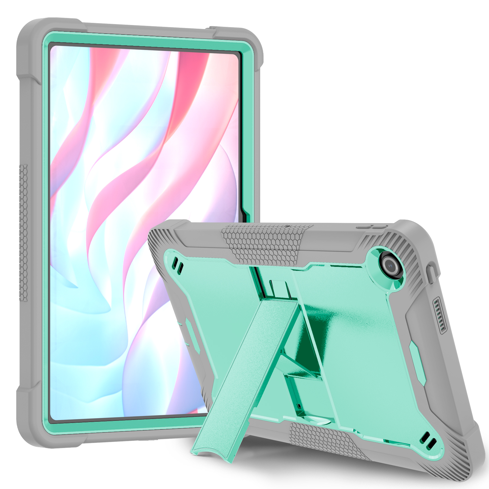 Heavy Duty Rugged Tablet Case for Lenovo Tab 10.1 2025/K10 Gen 2/K10C 2024 – Full Body Shockproof Protective Cover with Stand