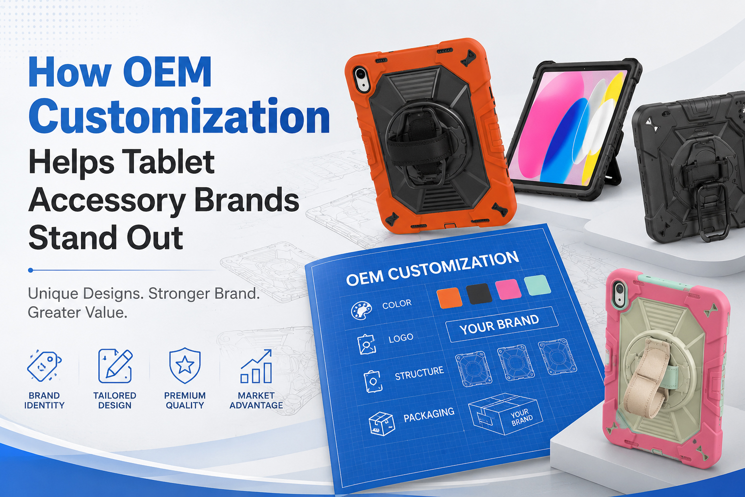 How OEM Customization Helps Tablet Accessory Brands Stand Out