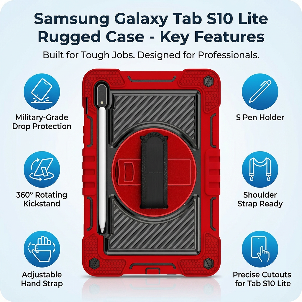 The Advantages of PC+Silicone Tablet Cases for Samsung Galaxy Tab S10 Lite Users