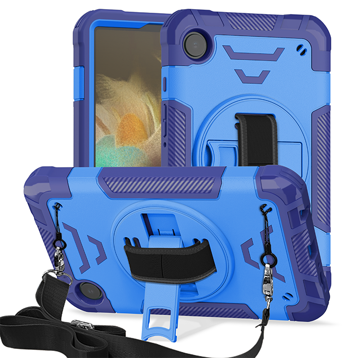 TOZIZO Blue Rugged Tablet Cover with Stand, Compatible with Samsung Tab A9 8.7'' Rugged Case