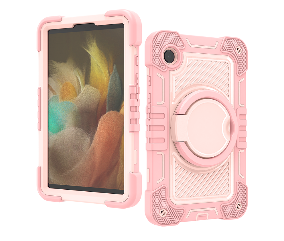 TOZIZO Full-Body Pink Rugged Case for Samsung Tab A9 8.7