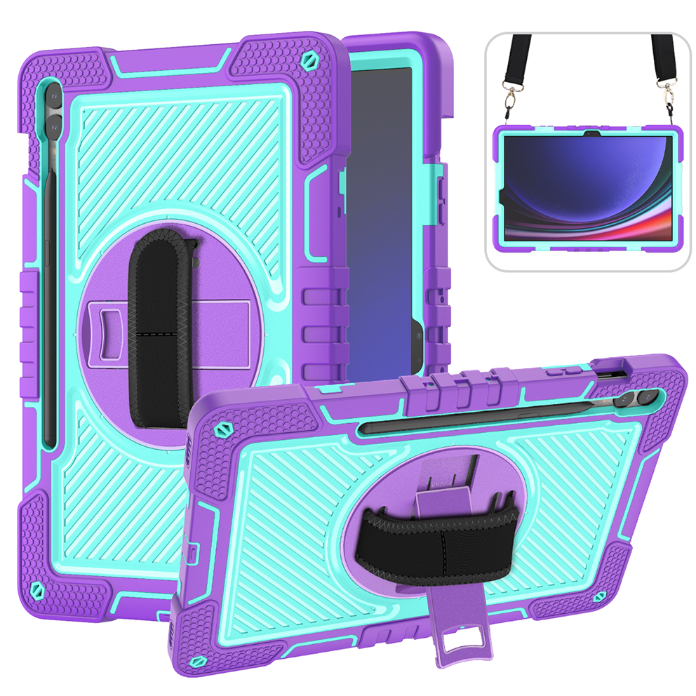 TOZIZO 360° Rotating Rugged Tablet Case for Samsung Tab S9 FE+ 12.4