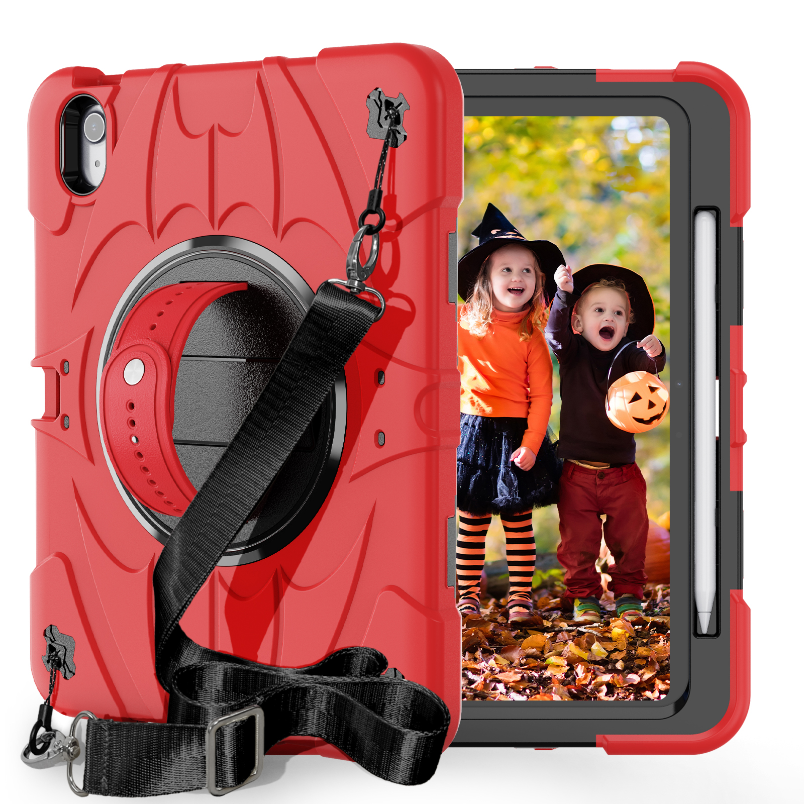 TOZIZO Heavy Duty Tablet Case for iPad Air 13-inch M2 with Rotating Kickstand Shockproof