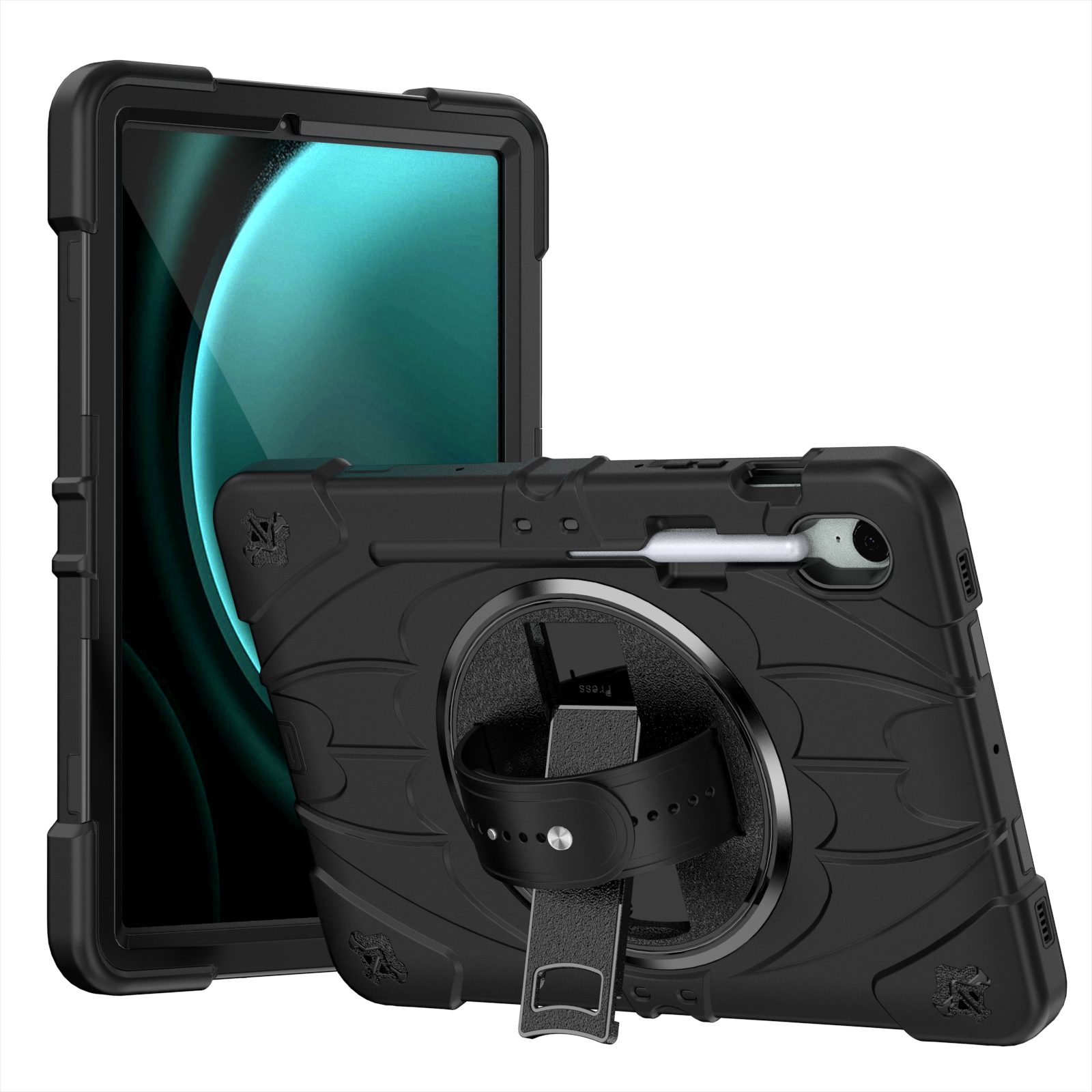 TOZIZO Shockproof Tablet Case for Samsung Galaxy Tab S11 with 360° Rotatable Hand Strap & Kickstand | Heavy Duty Protective Tablet Cover