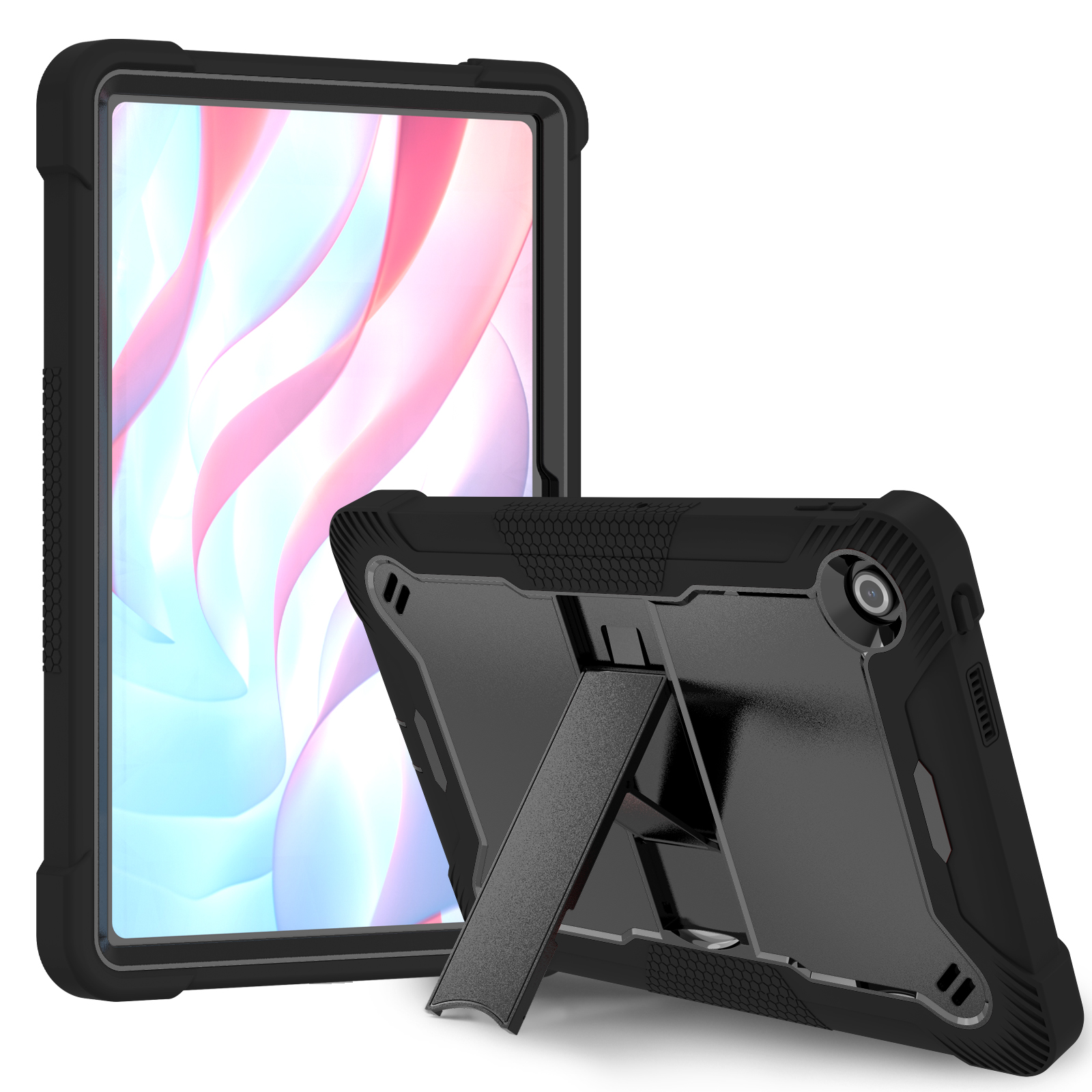 TOZIZO Military Grade Protection 3-in-1 Rugged Protective Defender Tablet Case for Lenovo Tab M10 10.1 Inch 2025 TB311FU