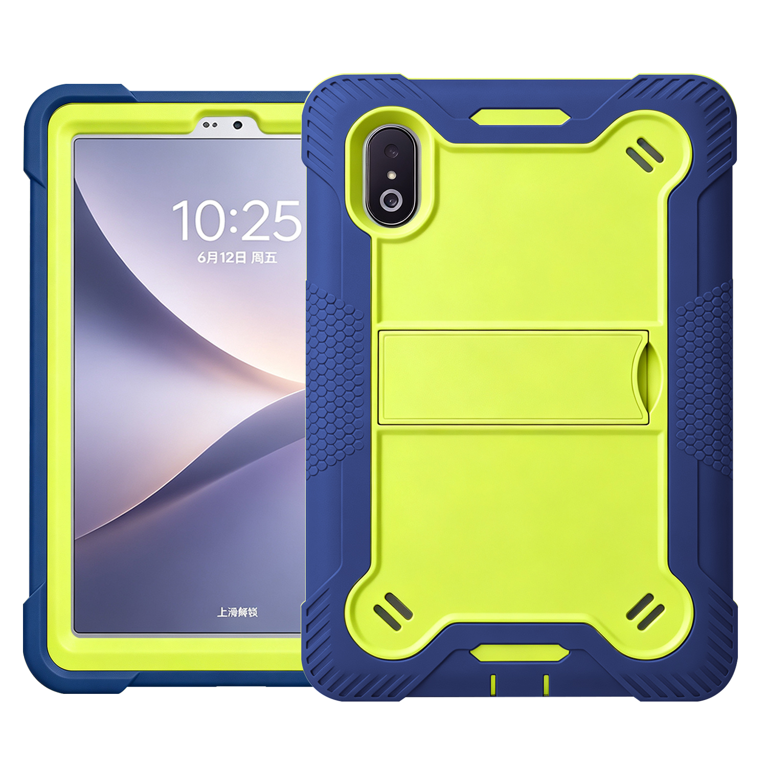 TOZIZO BLU Tab One 8.7 inch Navy Blue Enterprise Rugged Tablet Cover Heavy Duty Protective Case for Professional Procurement