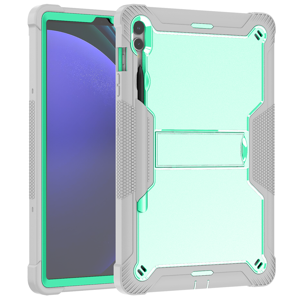 TOZIZO Black Full Body Drop-Proof Case for Samsung Tab S9 FE+/S9+/S10+ - Military Grade