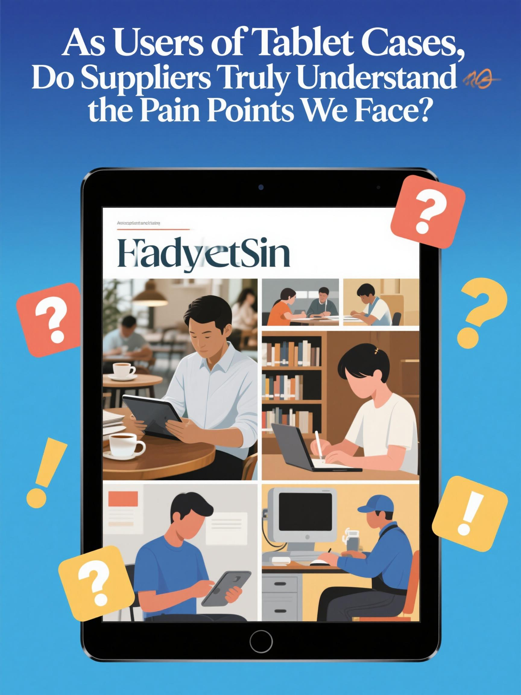 As Users of Tablet Cases, Do Suppliers Truly Understand the Pain Points We Face?