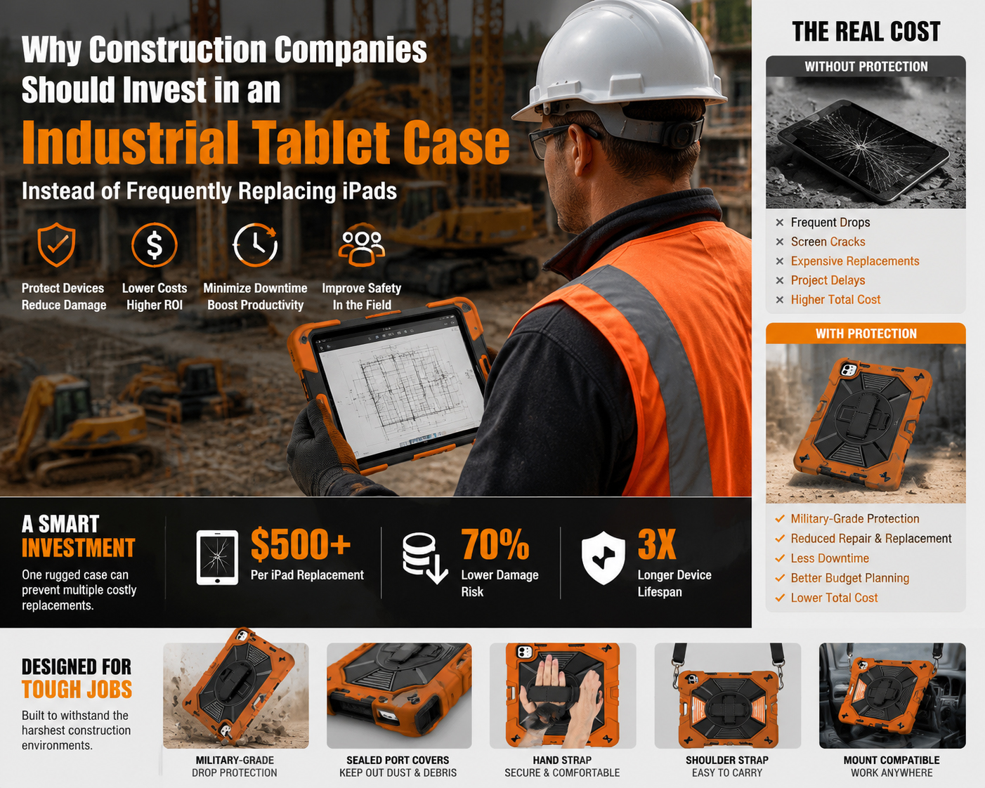 Why Construction Companies Need Industrial Tablet Case