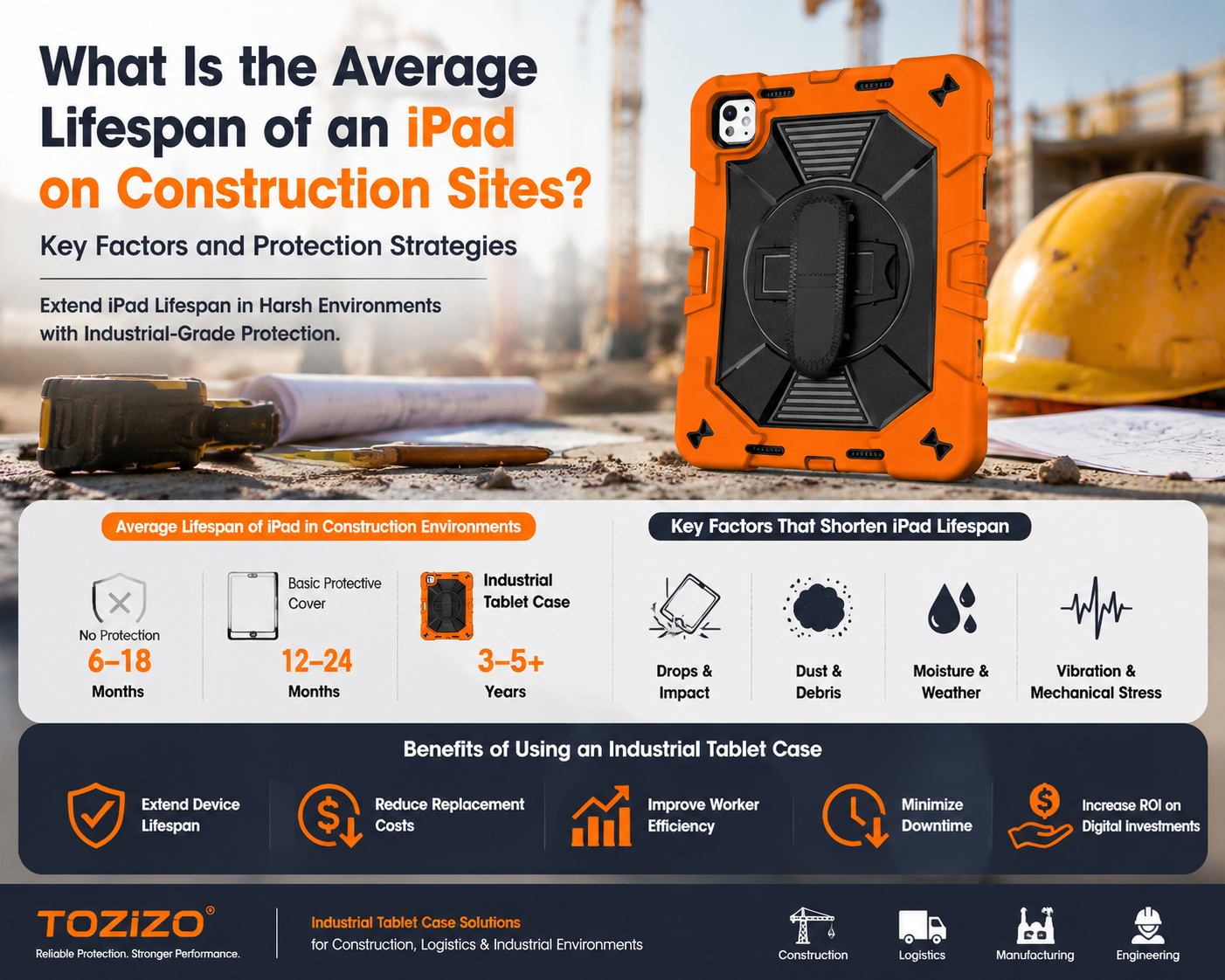 Average Lifespan of iPad on Construction Sites