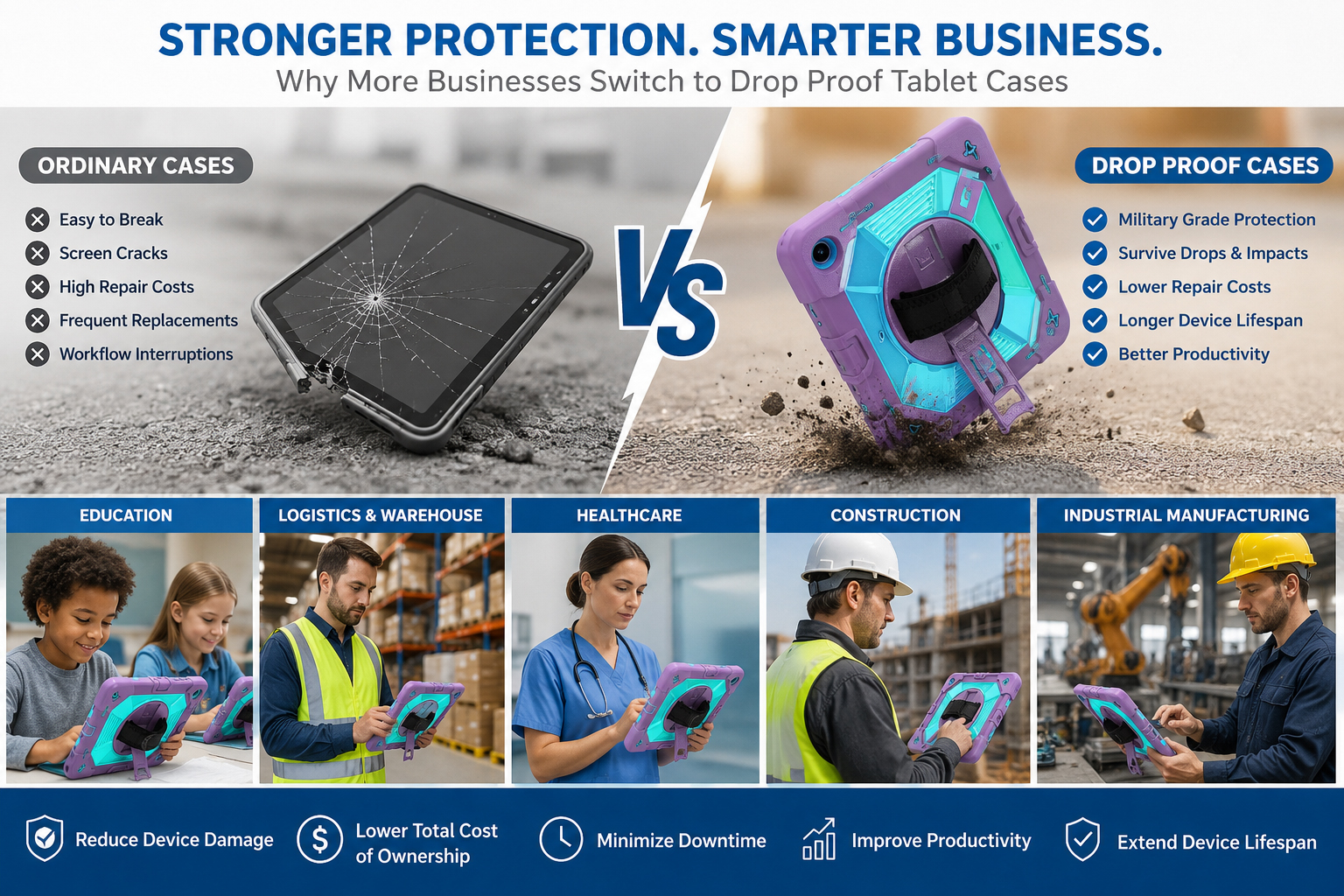 What Happened After Customers Switched from Ordinary Cases to Drop Proof Tablet Cases?