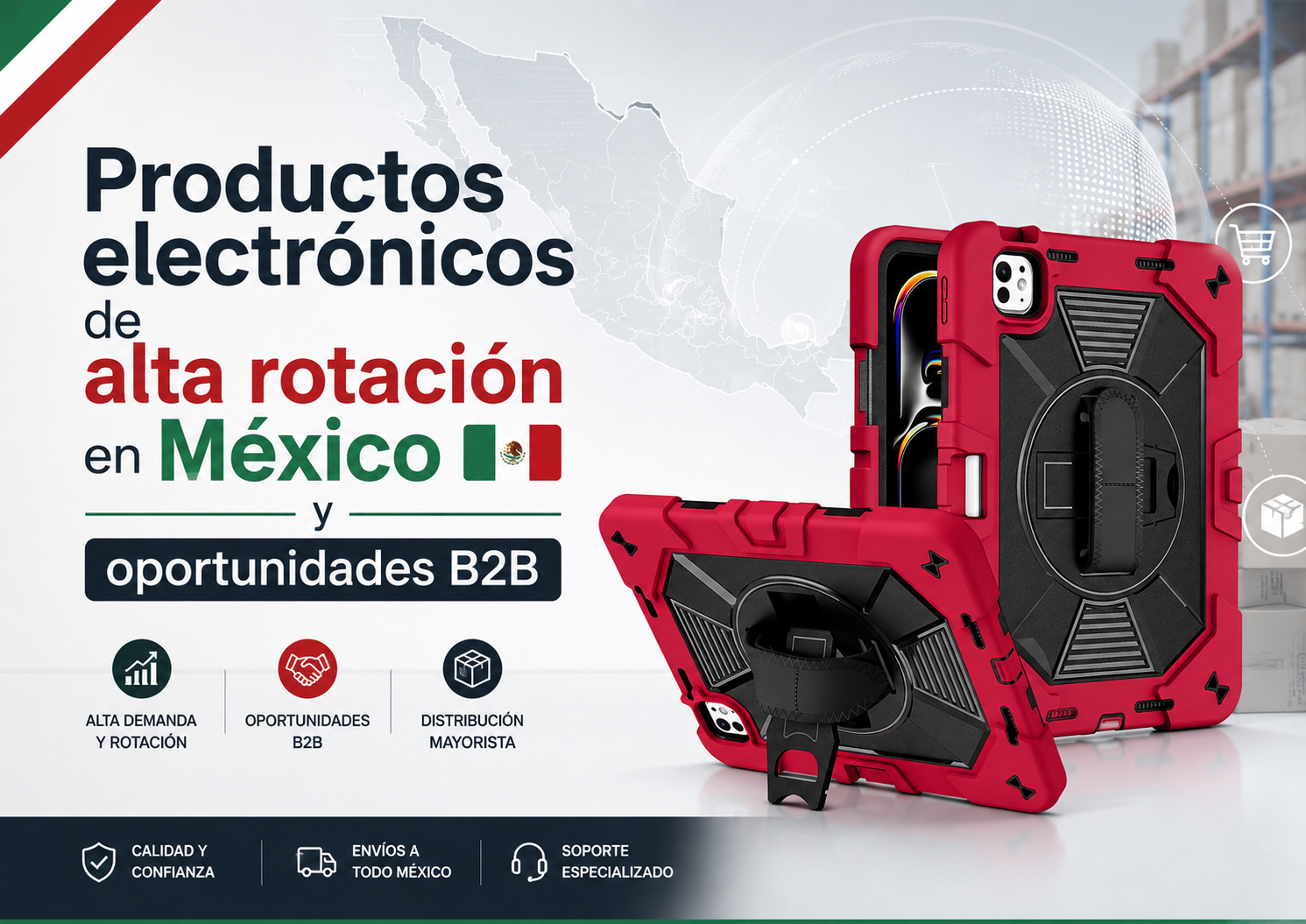 Productos electrónicos de alta rotación en México y oportunidades B2B