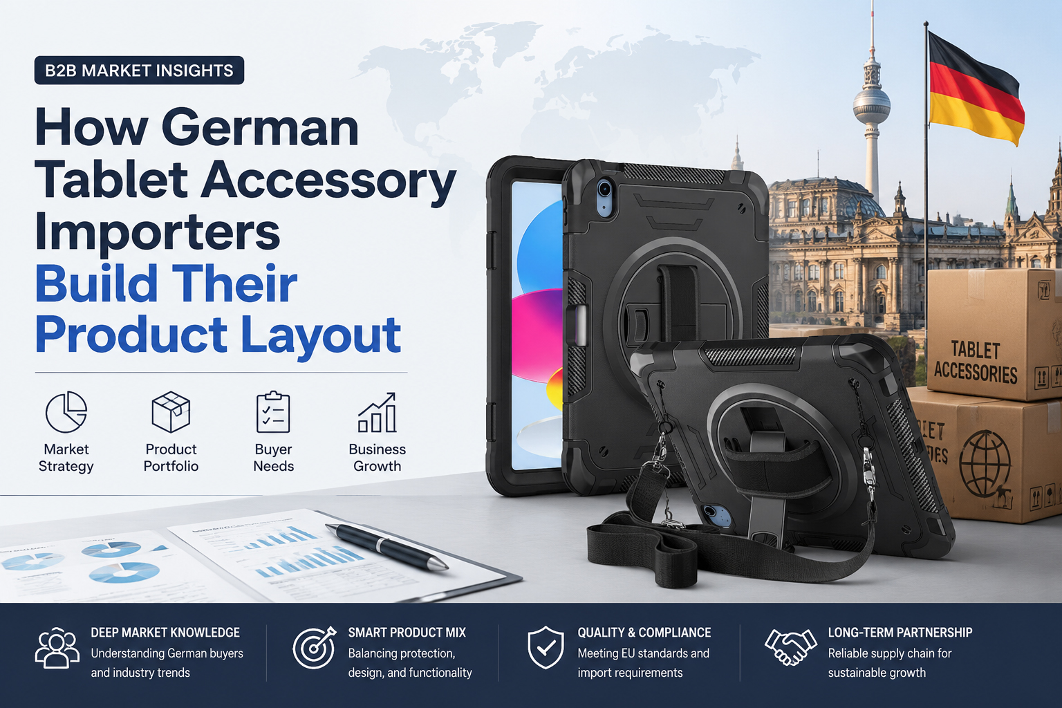 How German Tablet Accessory Importers Build Their Product Layout