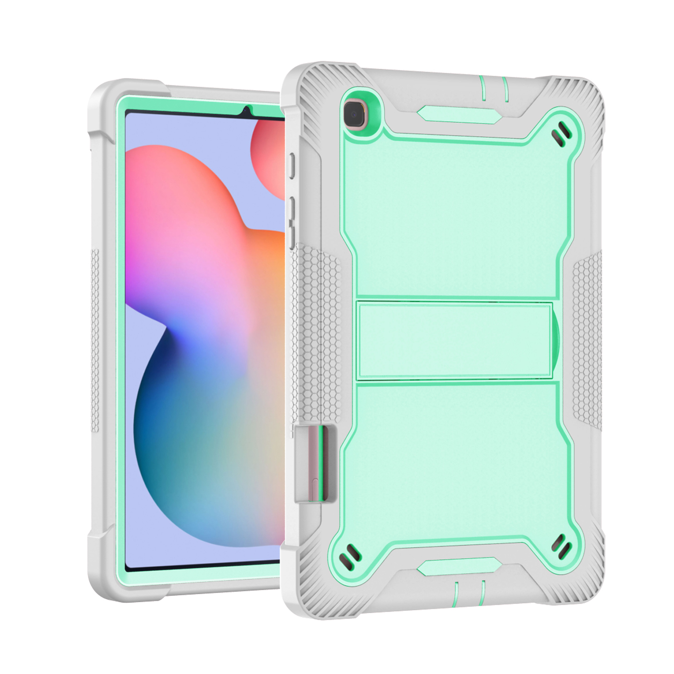 TOZIZO Kid-Proof Drop Resistant Tablet Cover for Samsung Tab S6 Lite 2020/2022/2024 P610 P613 P615 P619 P620 P624 P627