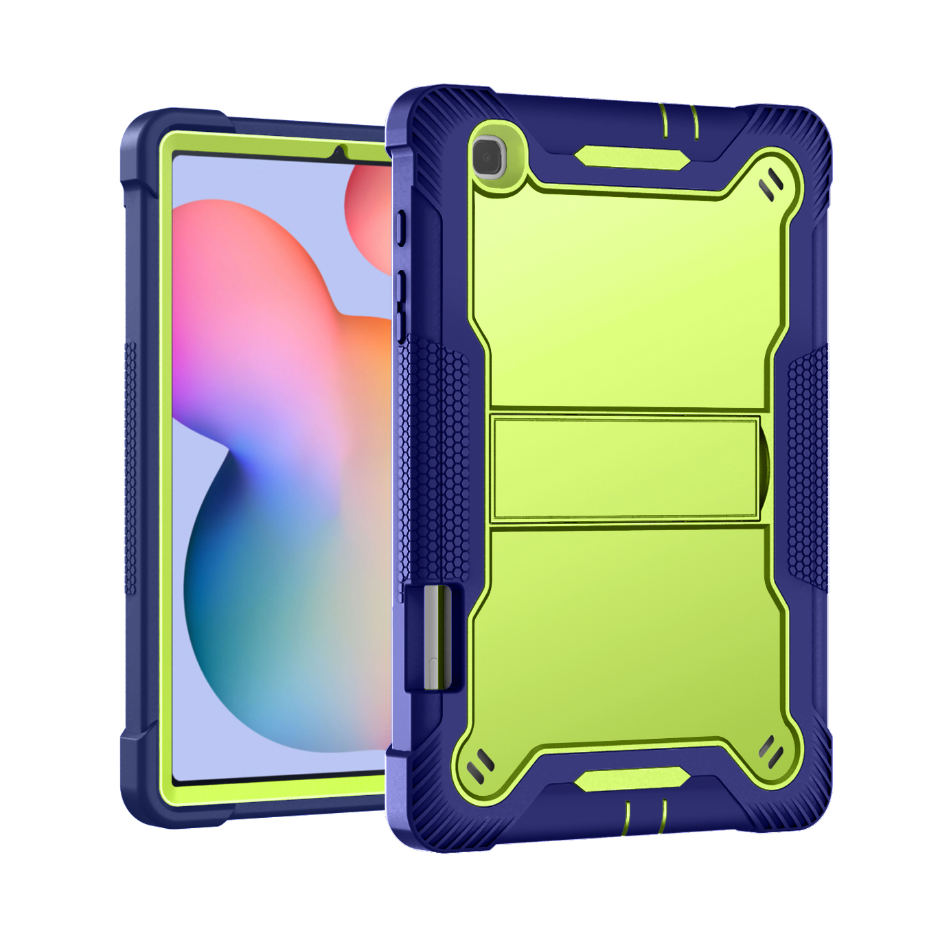 TOZIZO Classroom Grade Rugged Protective Tablet Cover for Samsung Tab S6 Lite – Impact Resistant and Kid Safe