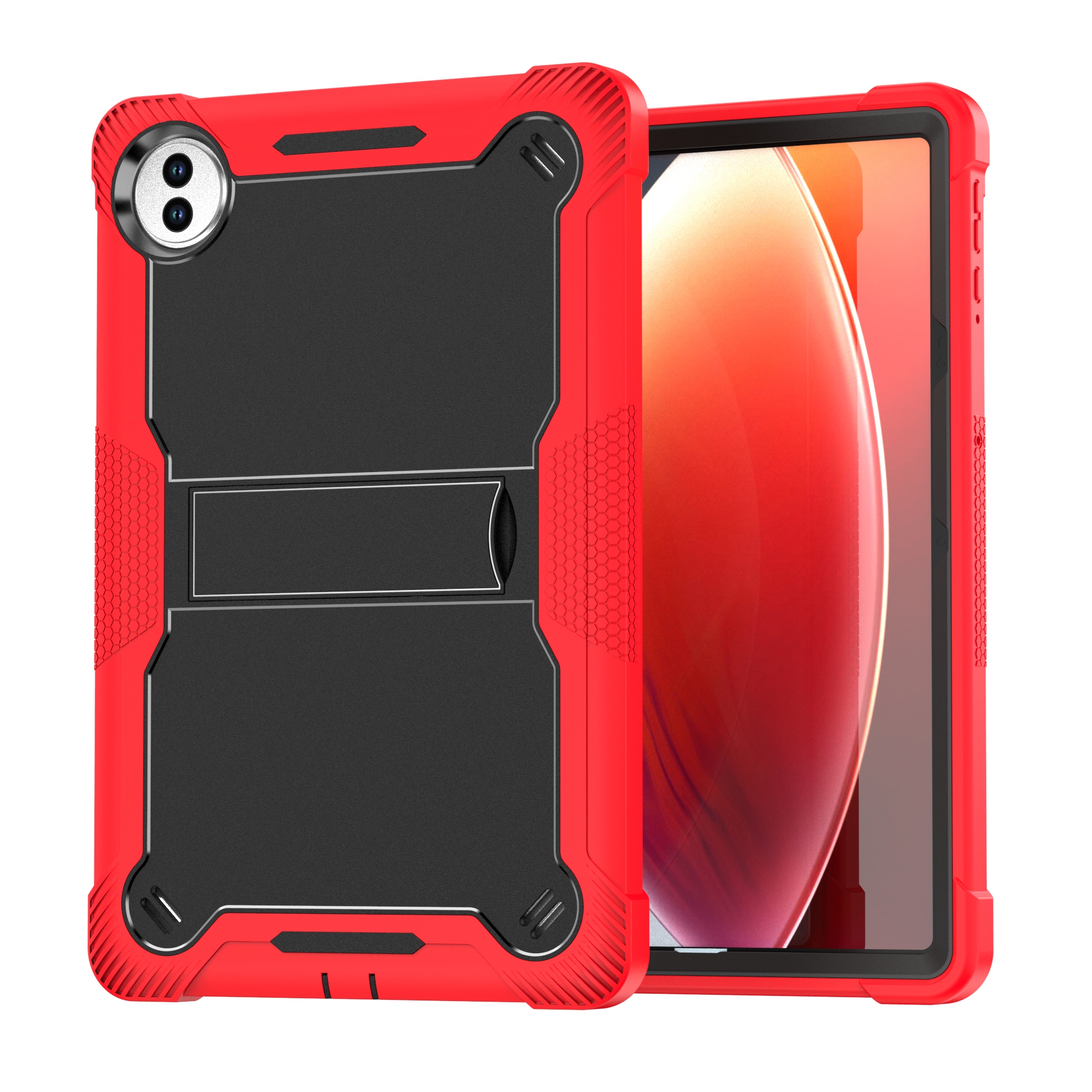 TOZIZO Anti-Slip Robot Style Shockproof Horizontal Kickstand Case for Honor Pad 10 – Rugged Protective Tablet Cover