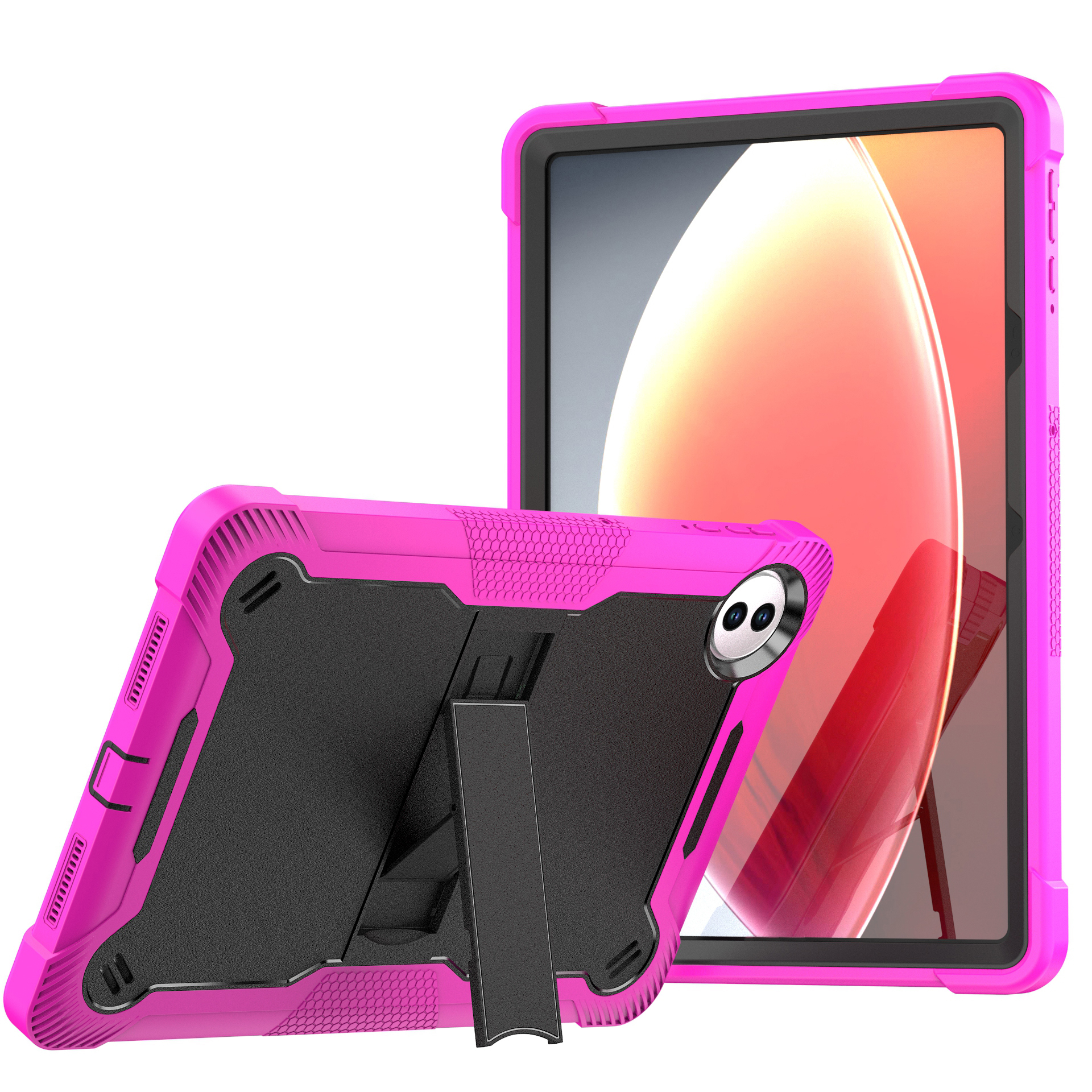 TOZIZO Robot Style Rugged Shockproof Case for Honor Pad 10 – Horizontal Kickstand Heavy Duty Protective Tablet Cover