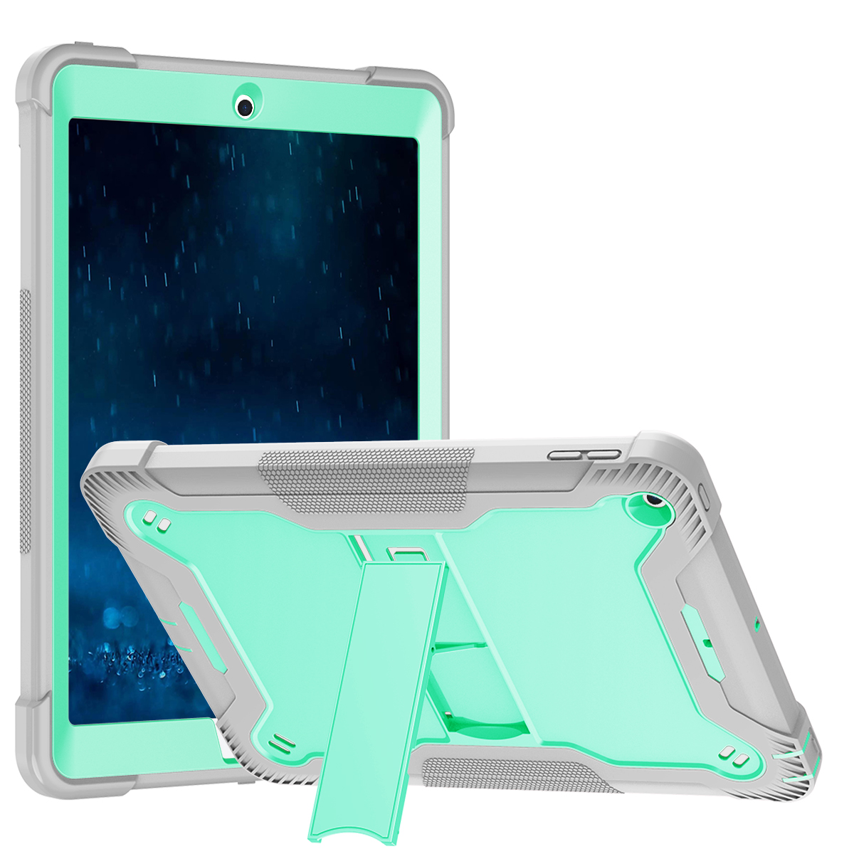 TOZIZO Back-to-School Tablet Case with Kickstand for iPad 9.7 (2017/2018)