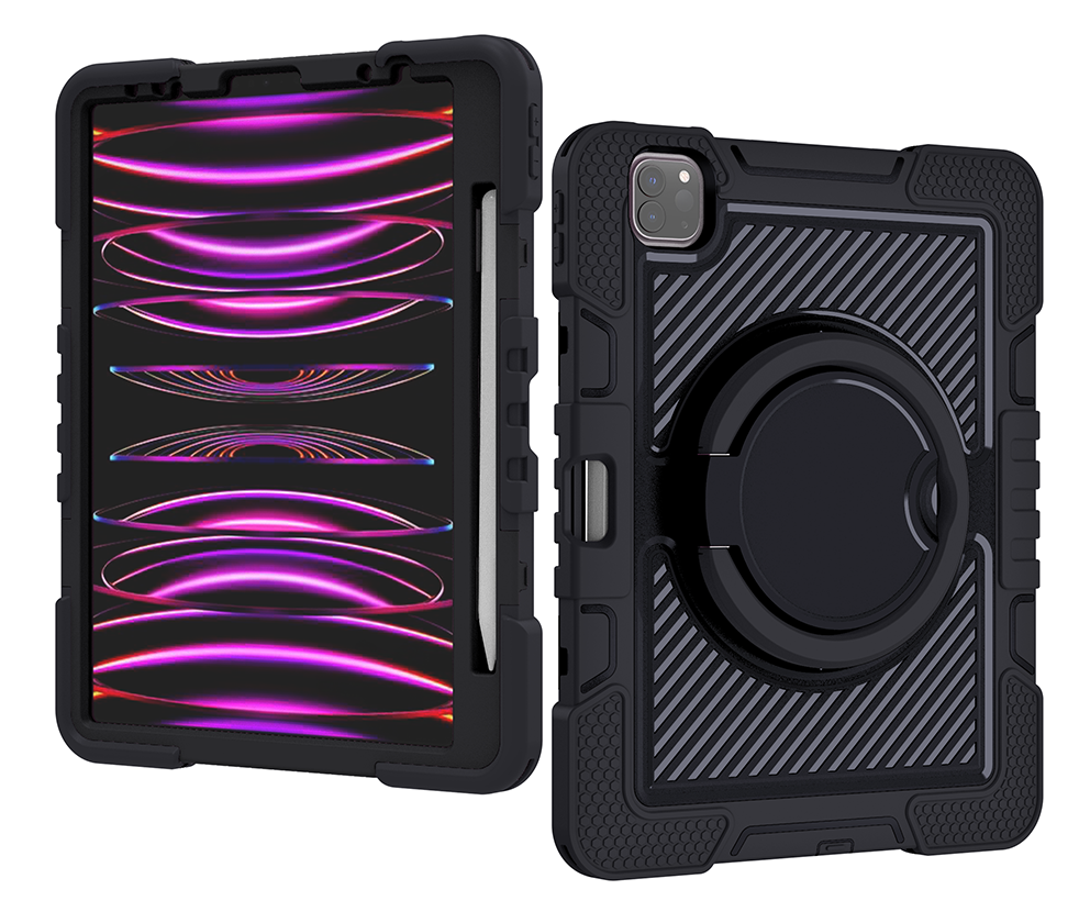 TOZIZO Tablet Case for iPad Air 4 (2020) Kid Education Rugged 3-Layer Heavy Duty Shockproof Case with 360° Kickstand