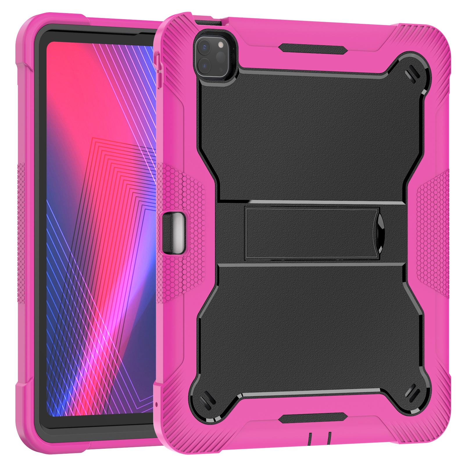 TOZIZO Kids Education 3-Layer Rugged Shockproof iPad Pro 13 2025 Case with Kickstand