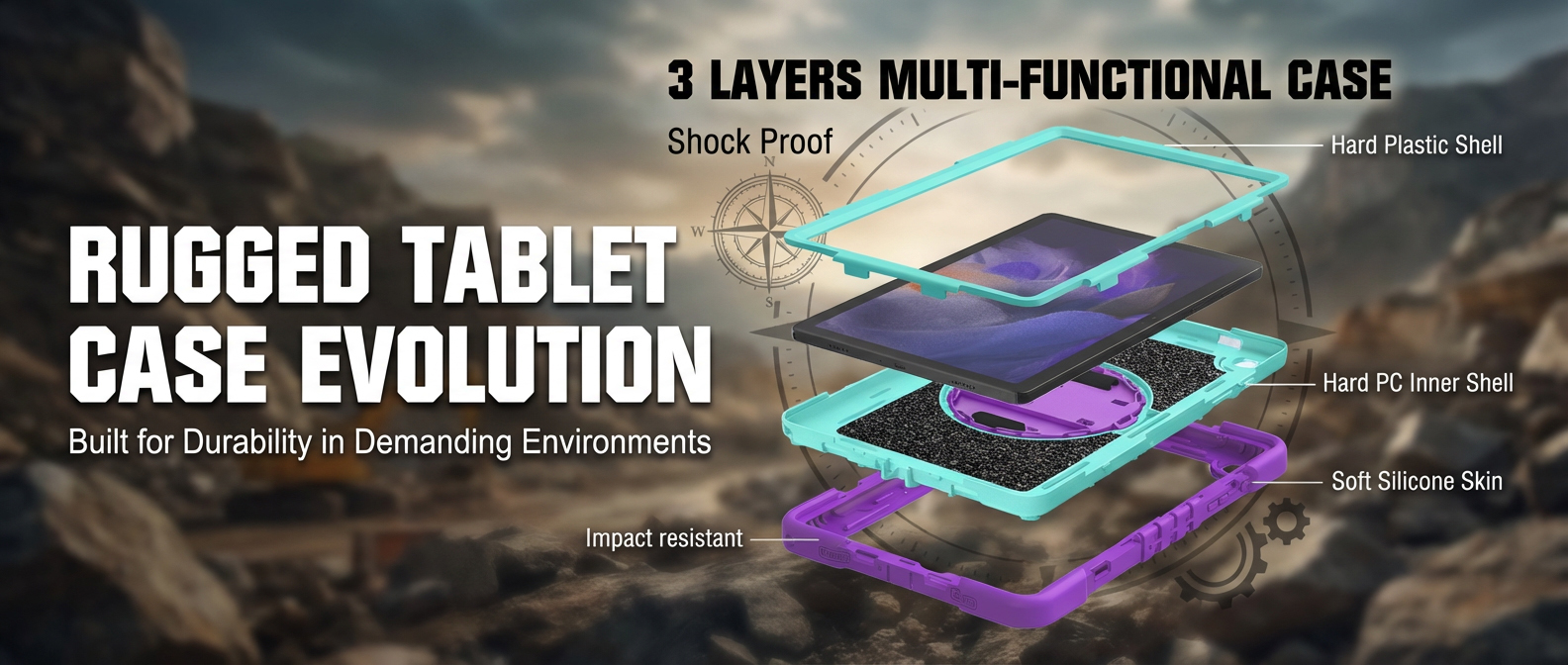 Rugged Tablet Case Evolution: Built for Durability in Demanding Environments