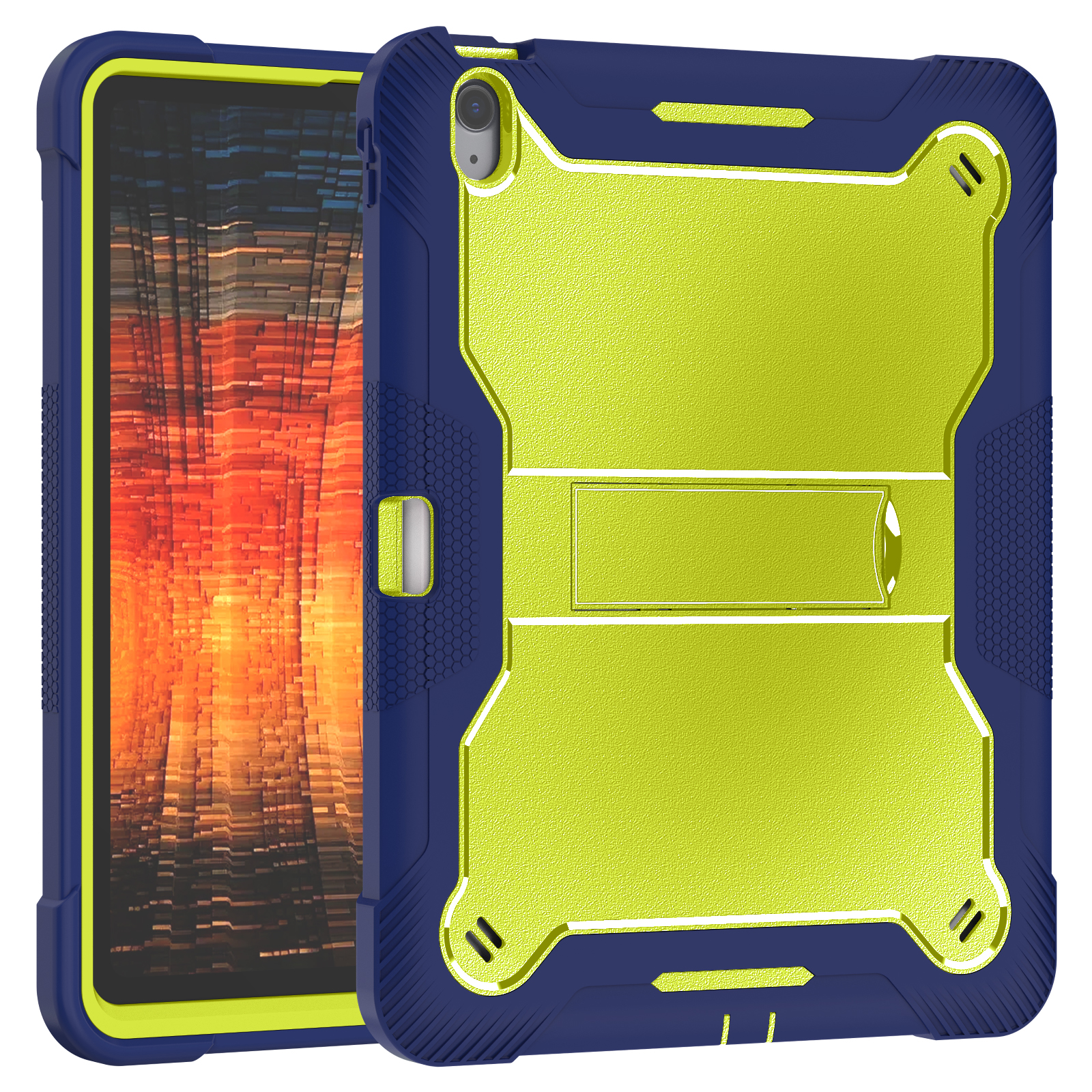 TOZIZO China Factory Custom Kid Educational Triple Layer Rugged Shockproof iPad Air 13 2024 2025 Case