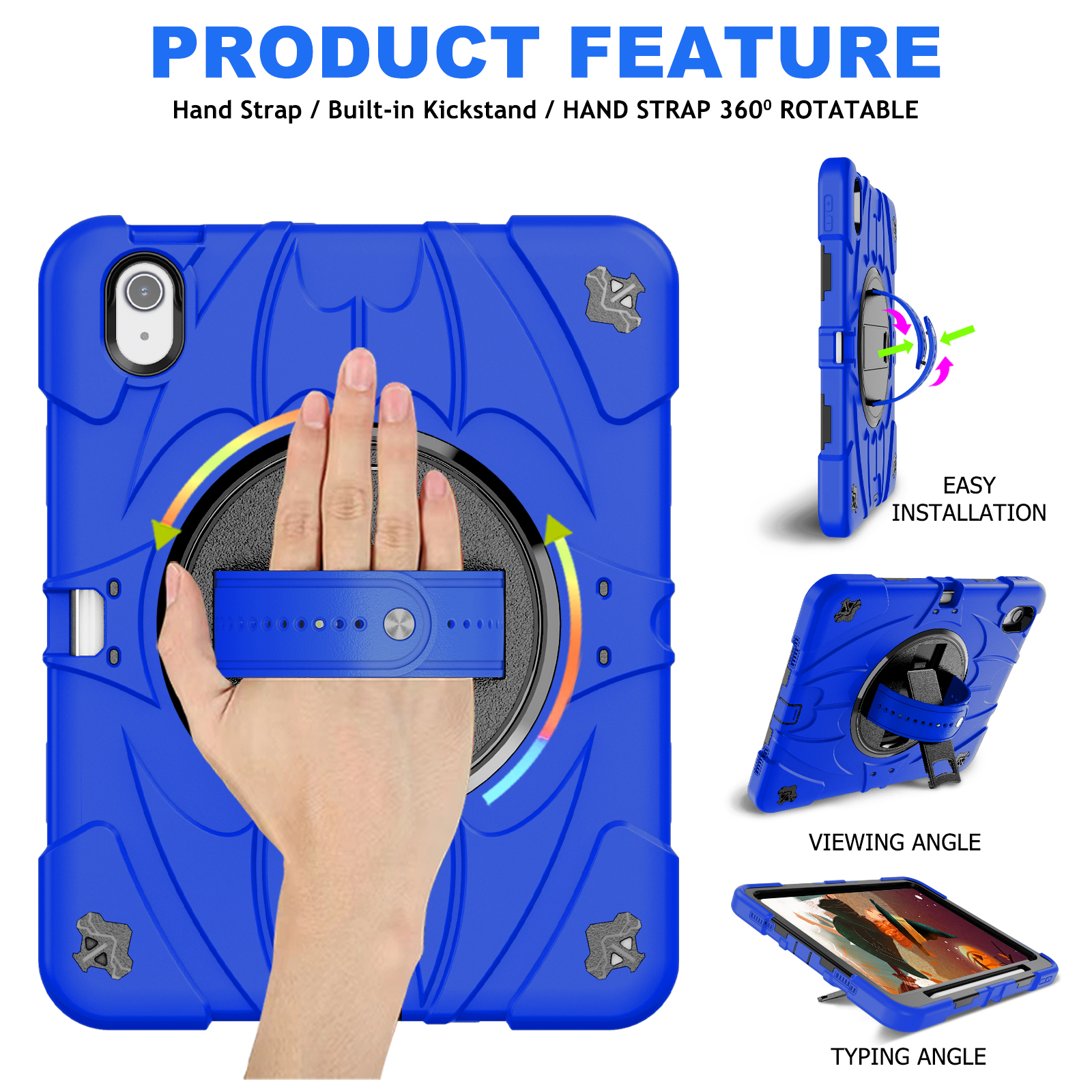 TOZIZO Survivor Series Tough Case for iPad Air 13