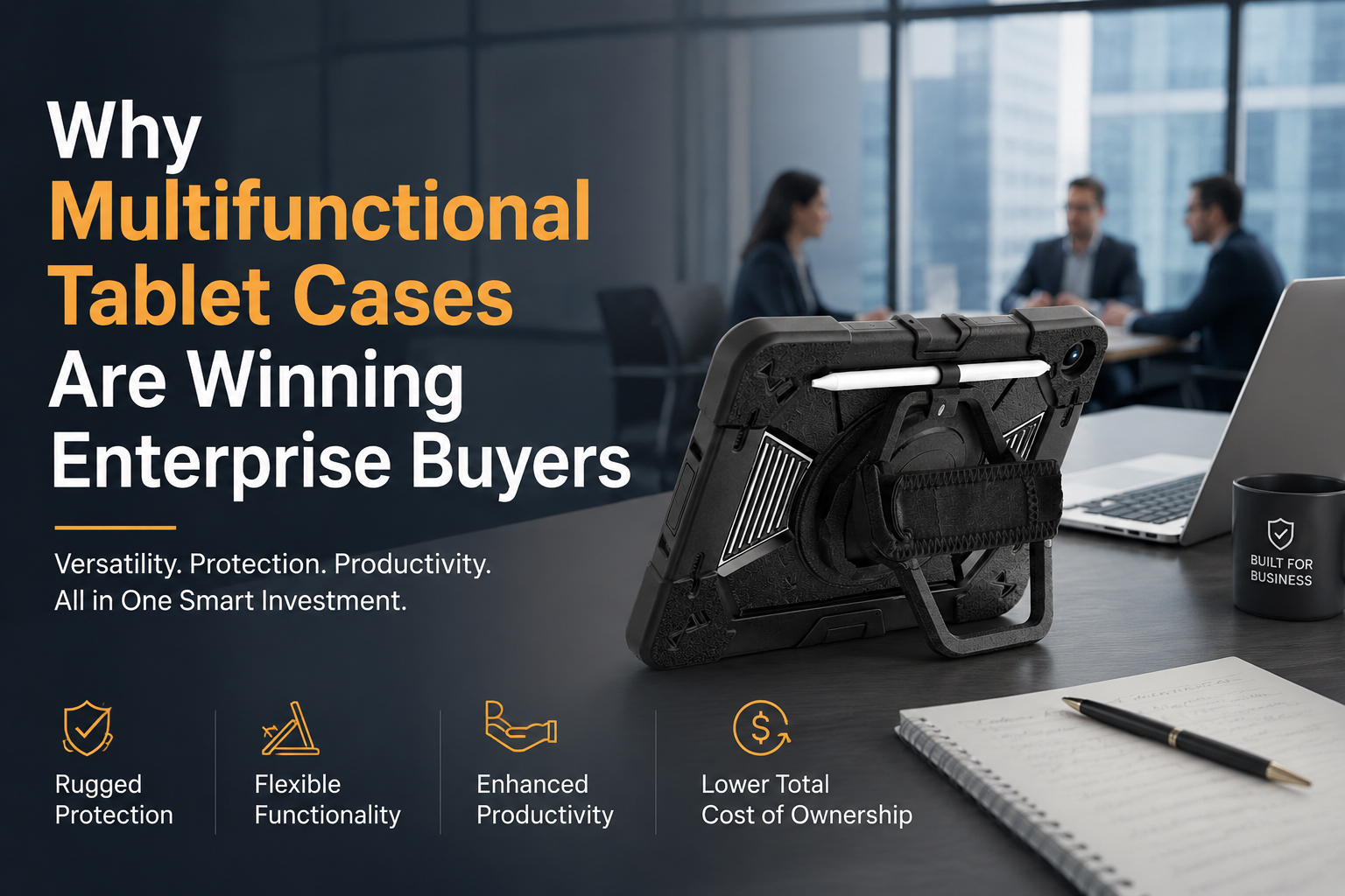 Why Multifunctional Tablet Cases Are Winning Enterprise Buyers