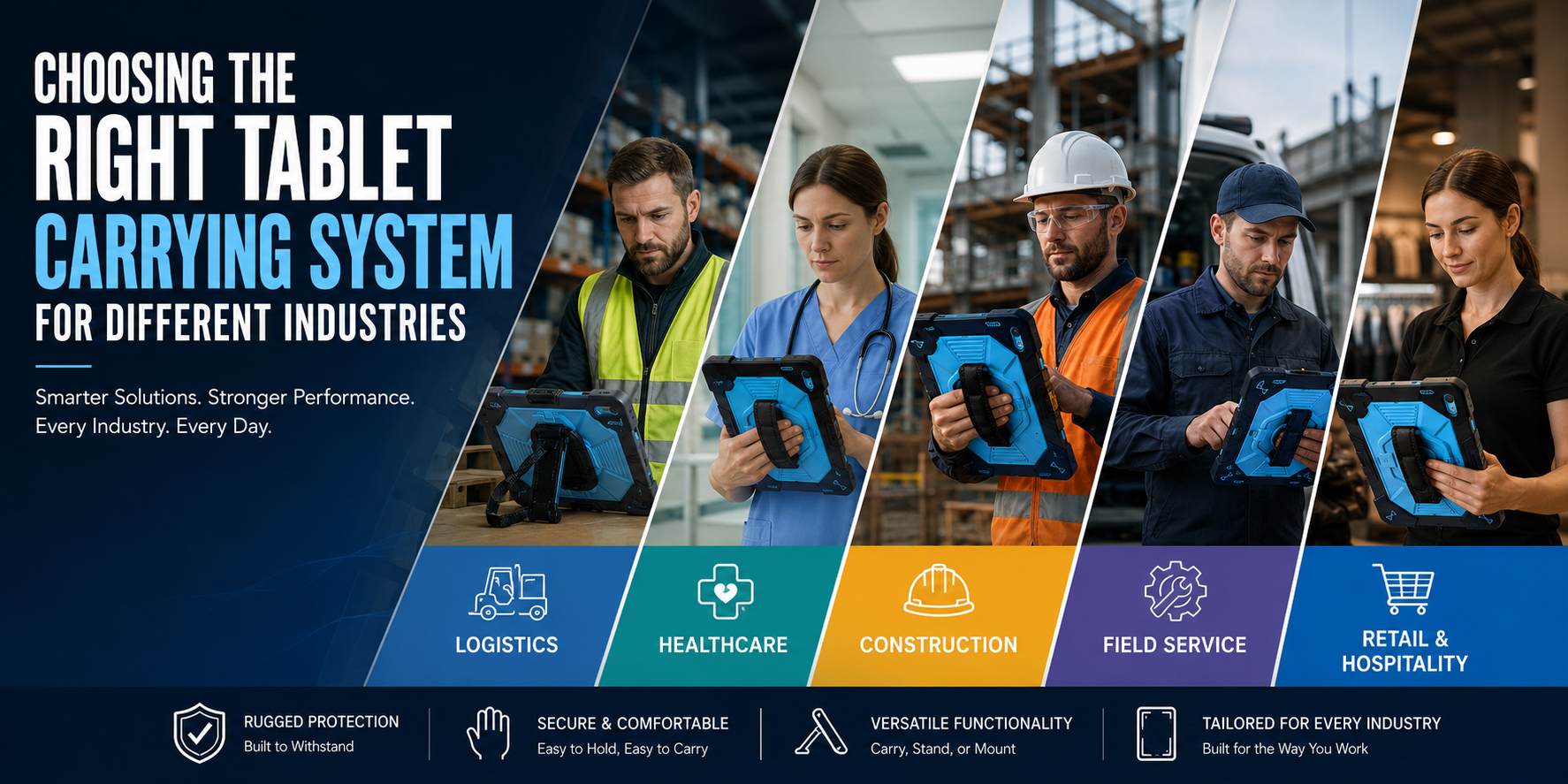 Choosing the Right Tablet Carrying System for Different Industries