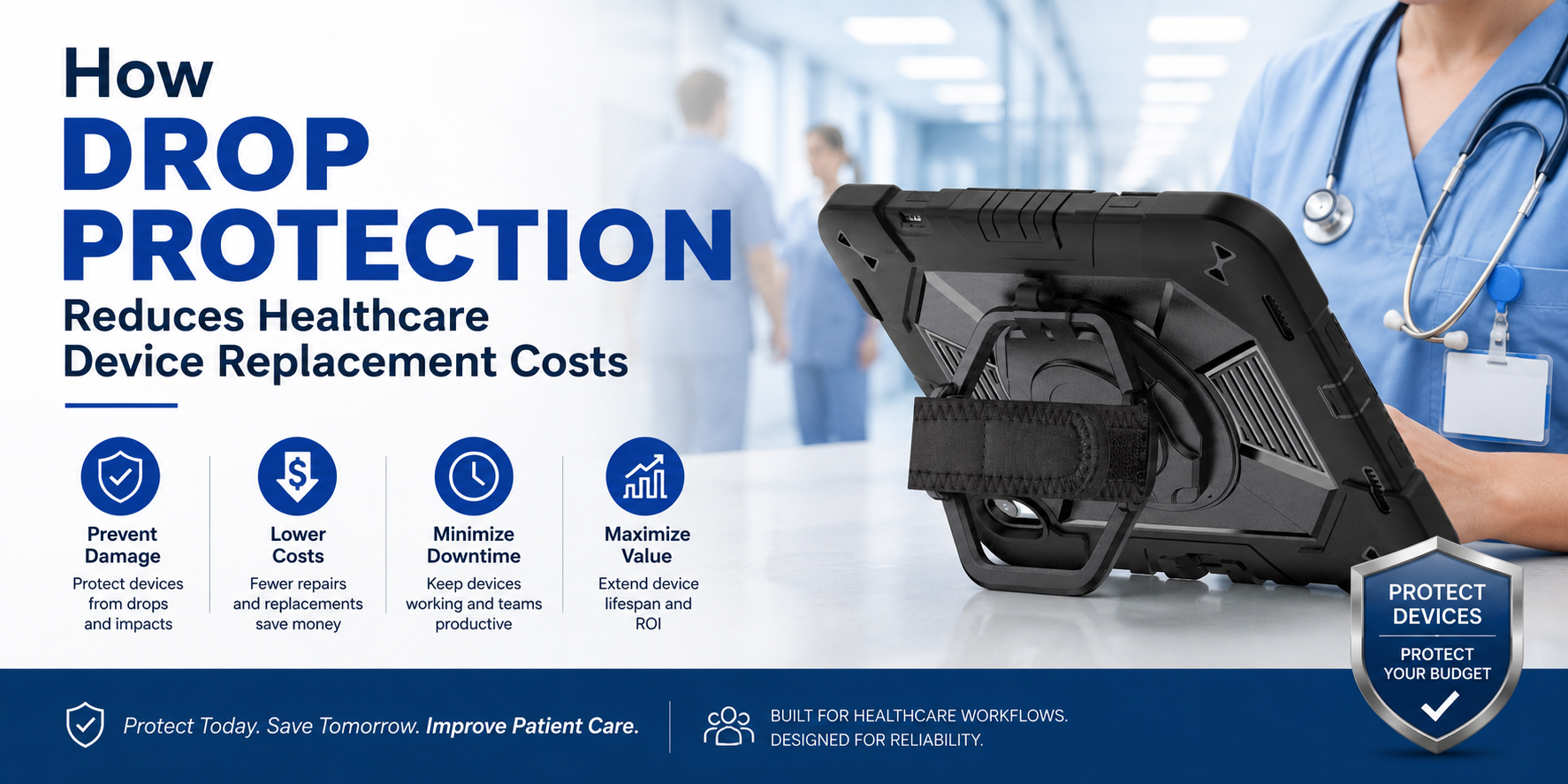 How Drop Protection Reduces Healthcare Device Replacement Costs